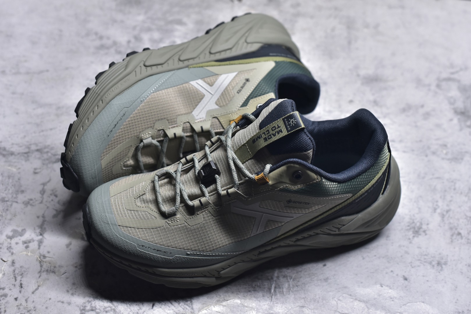 图片[7]-#凯乐石KAILAS山行2GTX运动户外回弹防滑低帮登山徒步鞋 专为越野跑山设计的跑山鞋 鞋面采用FILTERTEC防水透气技术，防水指数高达8000mm H₂O 运用耐磨防砂网布，能防止沙石进入鞋内，同时具备良好的透气性，可让脚部保持干爽。鞋底载Vibram防滑耐磨大底，有出色的抓地力，仿鲨齿纹路设计，能应对各种复杂路面；鞋底还能提供良好的稳定性和支撑力，减少脚部疲劳。尺码：40-45-选品中心