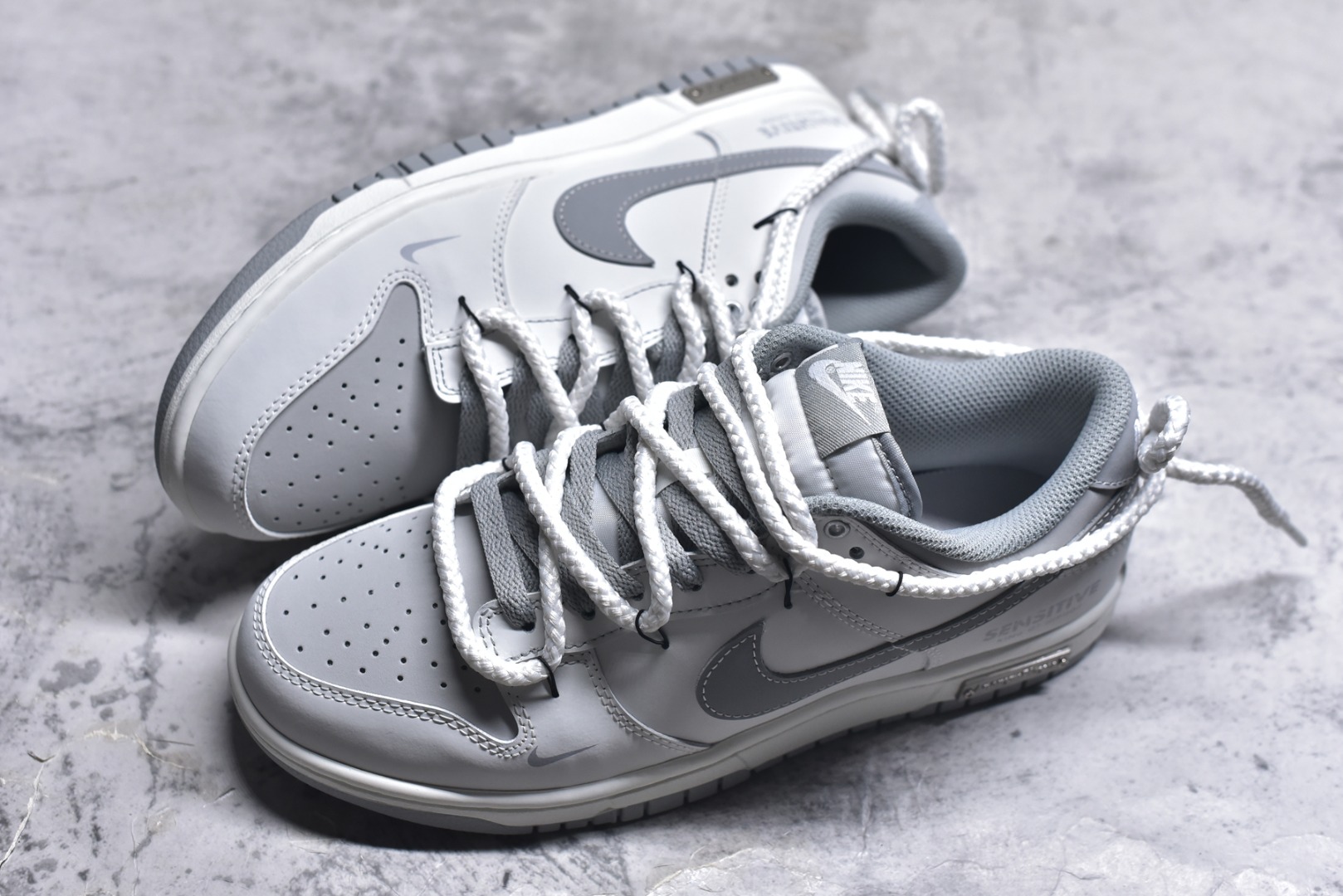 图片[7]-#Nike SB Dunk Low \”Just Do It\” 周年高端定制 低帮休闲板鞋 WG0508-040 #定制鞋盒 超高清洁度 皮料切割干净无任何毛边 细节完美 尺码：40 40.5 41 42 42.5 43 44 44.5 45 46 9.E5-选品中心