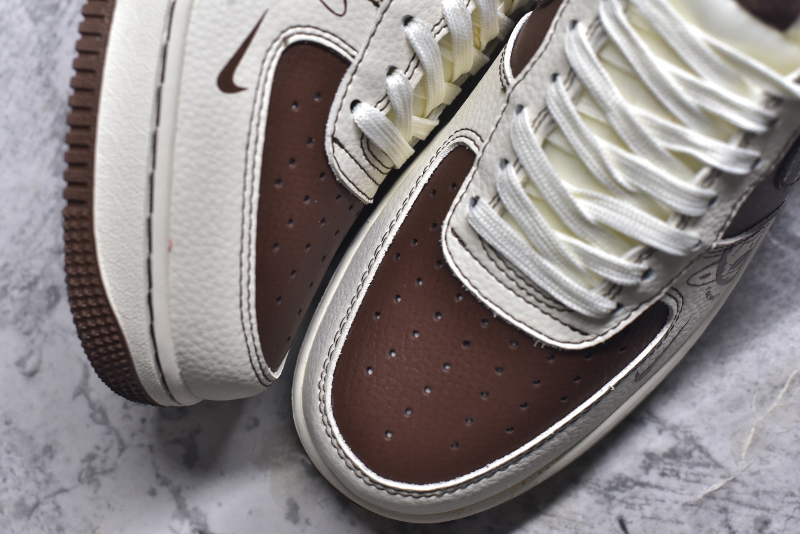 图片[8]-#Nike Air Force 1\’07 Low 米棕拉布布 空军一号低帮休闲板鞋 XL1979-105 #原楦头原纸板 原装鞋盒 定制五金配件 内置全掌气垫 原厂鞋底 尺码：36 36.5 37.5 38 38.5 39 40 40.5 41 42 42.5 43 44 44.5 45 9.D4-选品中心