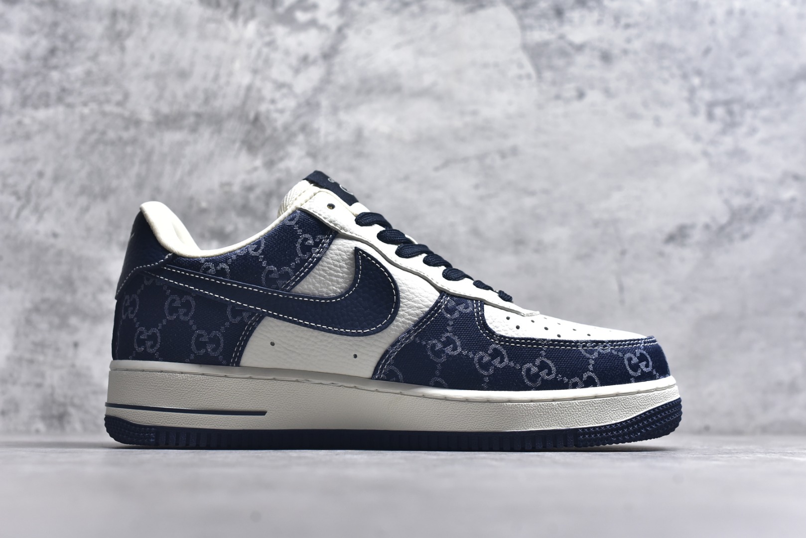 图片[3]-#Nike Air Force 1\’07 Low 古驰联名 藏蓝牛仔 空军一号低帮休闲板鞋 SC0601-568 #原楦头原纸板 原装鞋盒 原厂鞋底 超高清洁度 细节完美 尺码：36 36.5 37.5 38 38.5 39 40 40.5 41 42 42.5 43 44 44.5 45 9.D4-选品中心