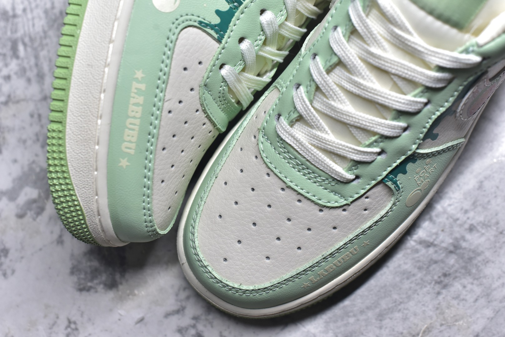 图片[8]-#Nike Air Force 1\’07 Low 米绿拉布布 空军一号低帮休闲板鞋 KB1688-007 #原楦头原纸板 原装鞋盒 定制五金配件 内置全掌气垫 原厂鞋底 尺码：36 36.5 37.5 38 38.5 39 40 40.5 41 42 42.5 43 44 44.5 45 9.D4-选品中心