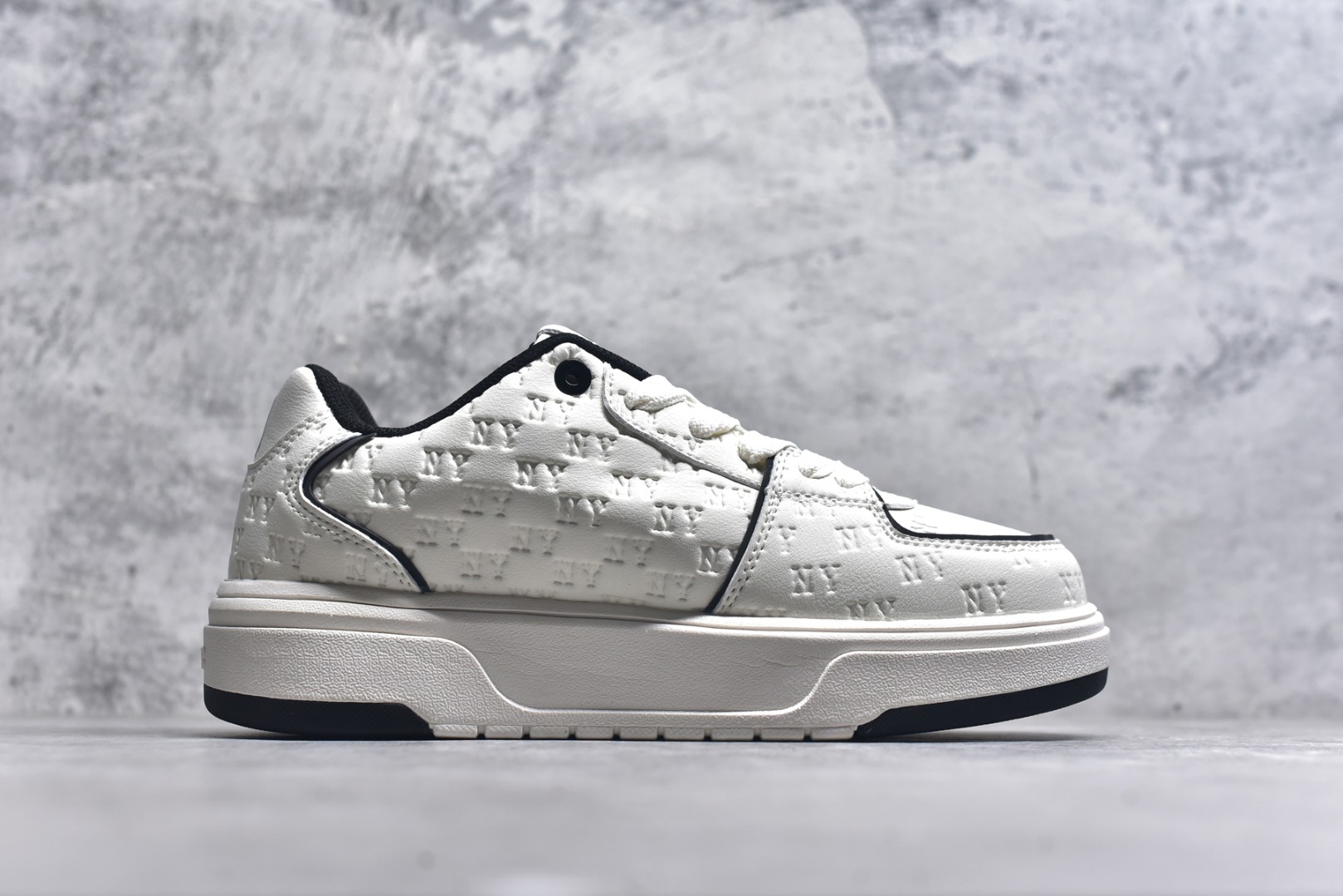 图片[3]-#美国榄球洋基队New York Yankees x MLB Chunky Liner Low 学长鞋系列低帮老爹风轻量增高厚底百搭休闲运动板鞋“白黑NY压标”货号：3ASXE035N(GP002) 尺码：35-44（半）-选品中心