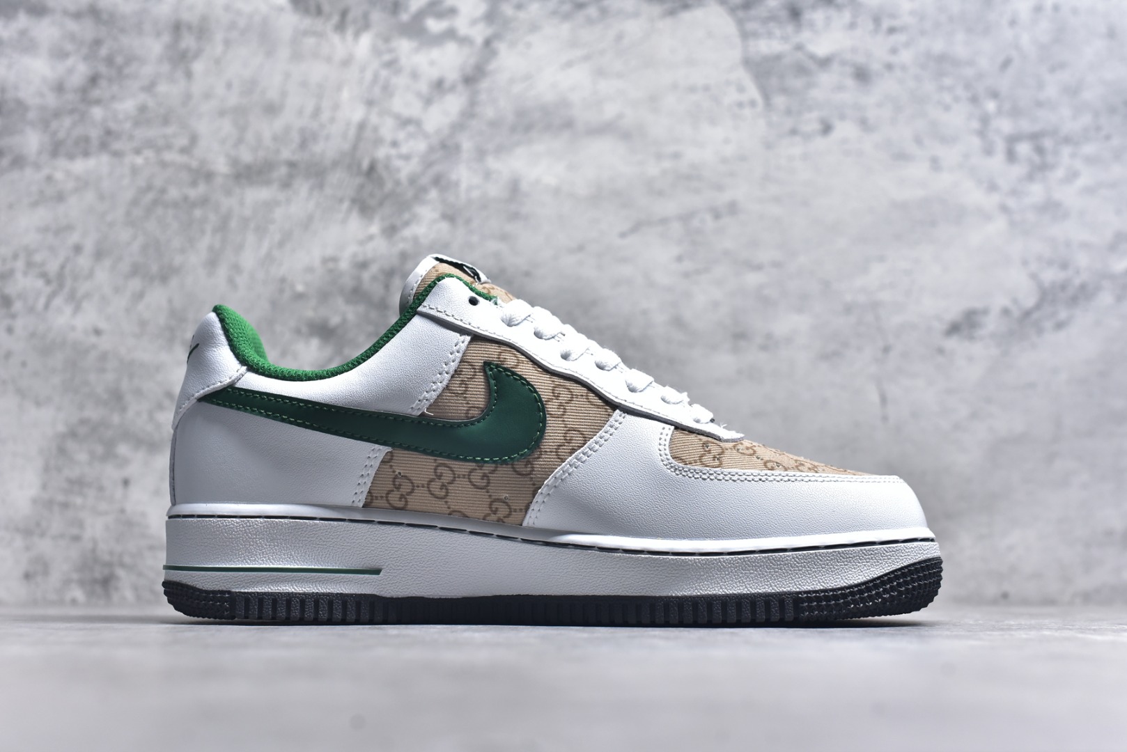 图片[3]-#Nike Air Force 1\’07 Low 古驰联名 花纹草绿 空军一号低帮休闲板鞋 AH8462-004 #原楦头原纸板 原装鞋盒 定制五金配件 内置全掌气垫 原厂鞋底 尺码：36 36.5 37.5 38 38.5 39 40 40.5 41 42 42.5 43 44 44.5 45 9.D4-选品中心