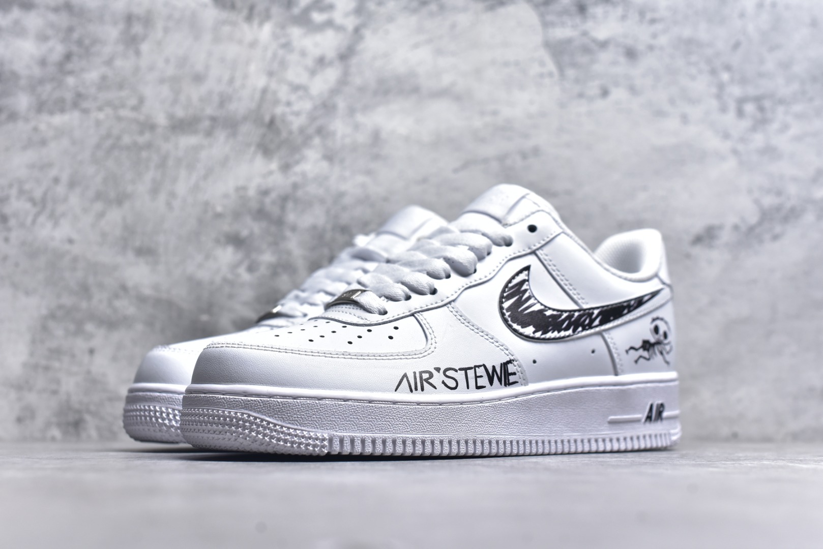图片[2]-#Nike Air Force 1\’07 Low 捣蛋鬼 空军一号低帮休闲板鞋 ZH0316-096 #定制皮料 定制鞋盒 原楦原纸板 纯正空军版型 内置全掌气垫 尺码：36 36.5 37.5 38 38.5 39 40 40.5 41 42 42.5 43 44 44.5 45 9.D4-选品中心