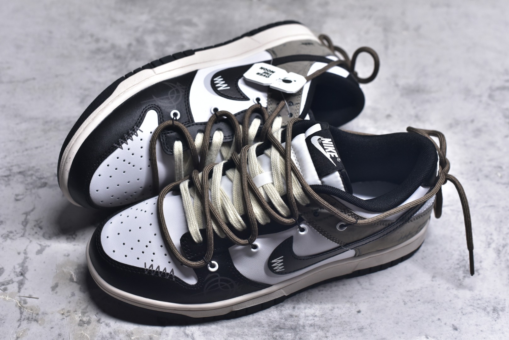 图片[7]-#Nike SB Dunk Low \”Just Do It\” 绑带 周年高端定制 低帮休闲板鞋 DD1503-101 #定制鞋盒 超高清洁度 皮料切割干净无任何毛边 细节完美 尺码：40 40.5 41 42 42.5 43 44 44.5 45 46 9.E5-选品中心