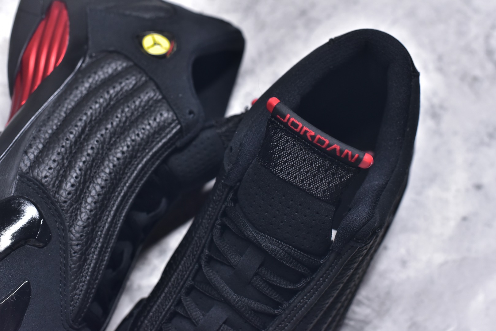 图片[9]-#Air Jordan 14 Retro AJ14乔14 文化篮球鞋 黑红 487471-003 圈内知名口碑大厂出品 原楦原纸板 原厂皮料 高端外贸充正 零售专供品质 极致一眼正品既视感 高端外贸零售专供品质 尺码：40 40.5 41 42 42.5 43 44 44.5 45 46 47.5 48.5-选品中心