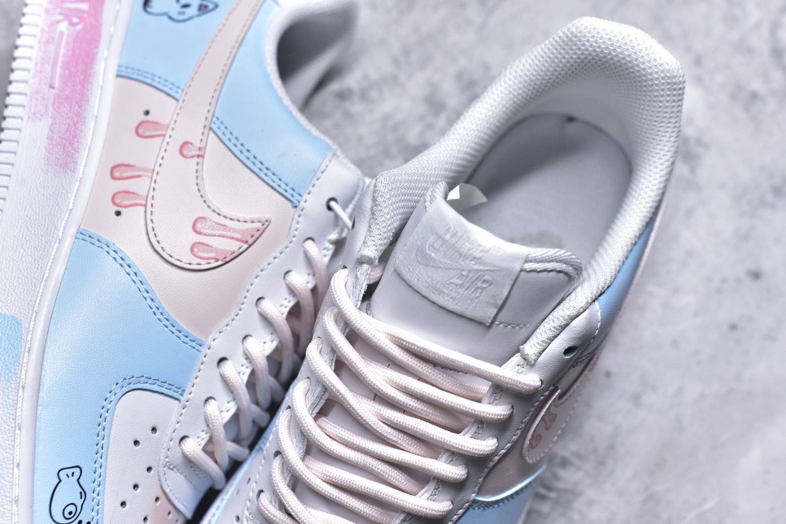 图片[9]-#Nike Air Force 1\’07 Low 小鱼小猫 空军一号低帮休闲板鞋 ZH0316-107 #定制皮料 定制鞋盒 原楦原纸板 纯正空军版型 内置全掌气垫 尺码：36 36.5 37.5 38 38.5 39 40 40.5 41 42 42.5 43 44 44.5 45 9.D4-选品中心