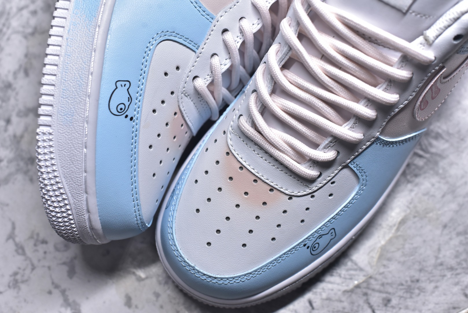 图片[8]-#Nike Air Force 1\’07 Low 小鱼小猫 空军一号低帮休闲板鞋 ZH0316-107 #定制皮料 定制鞋盒 原楦原纸板 纯正空军版型 内置全掌气垫 尺码：36 36.5 37.5 38 38.5 39 40 40.5 41 42 42.5 43 44 44.5 45 9.D4-选品中心