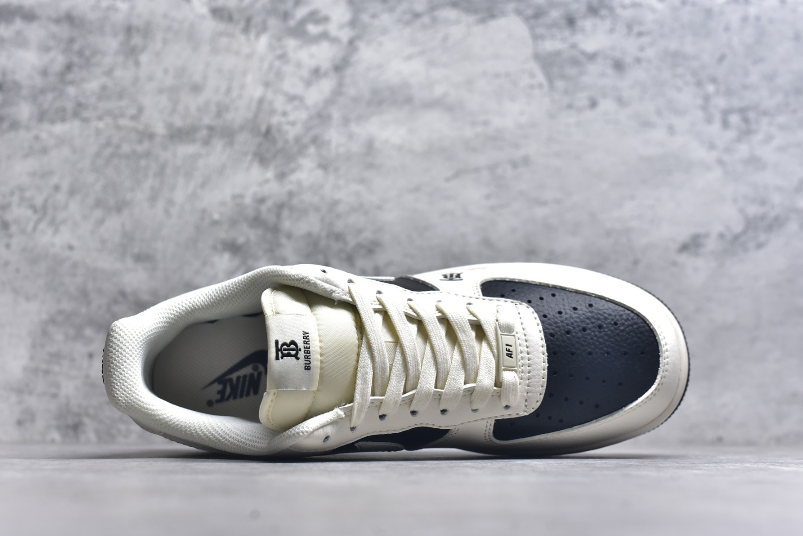 图片[4]-#Nk Air Force 1\’07 Low 巴宝莉联名-黑白拼接 空军一号低帮休闲板鞋 BB8588-227 #原楦头原纸板 原装鞋盒 定制五金配件 内置全掌气垫 原厂鞋底 尺码：36 36.5 37.5 38 38.5 39 40 40.5 41 42 42.5 43 44 44.5 45 9.D4-选品中心