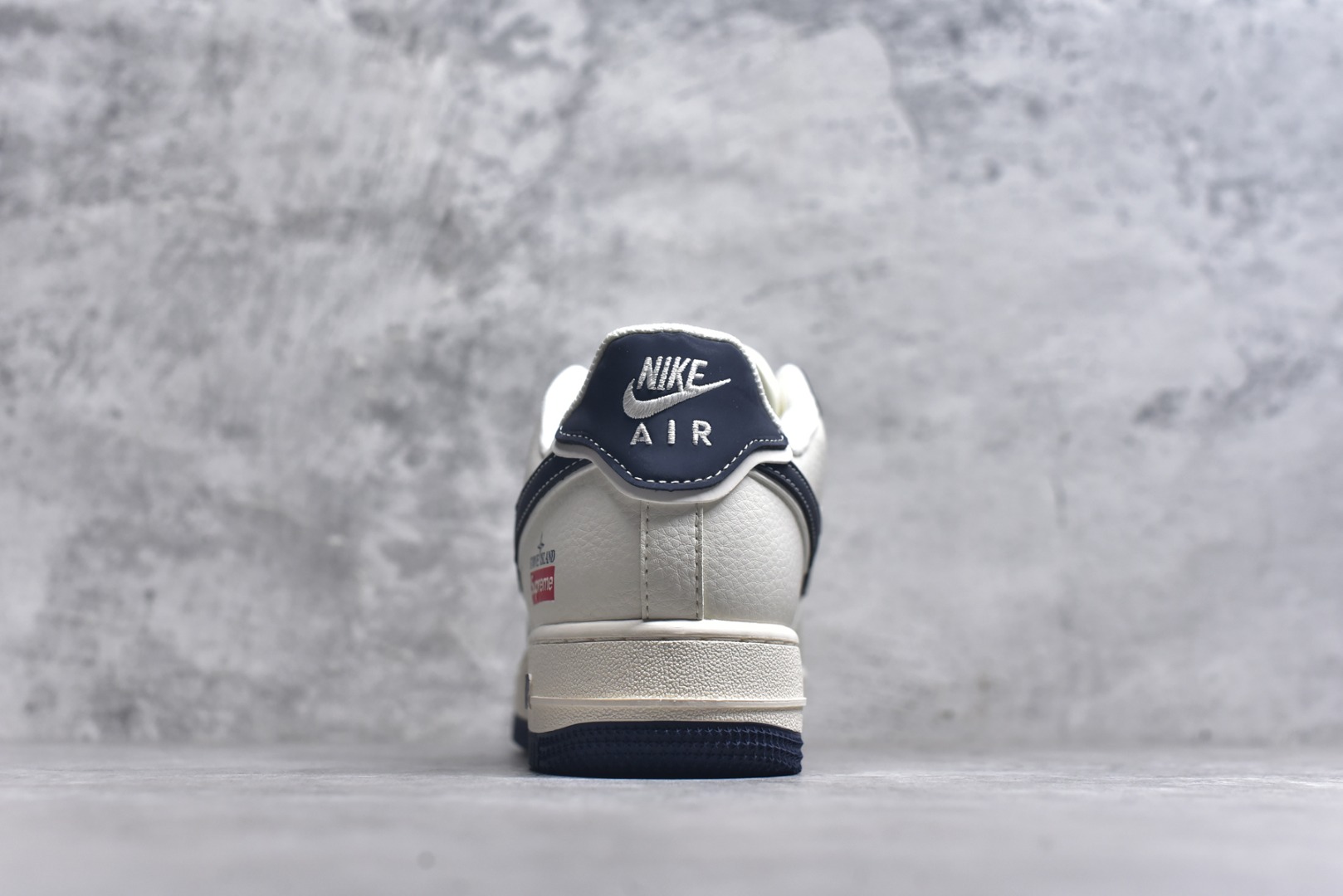 图片[5]-#Nk Air Force 1\’07 Low 石头岛Supreme联名-藏蓝米白 空军一号低帮休闲板鞋 BB1616-302 #原楦头原纸板 原装鞋盒 定制五金配件 内置全掌气垫 原厂鞋底 尺码：36 36.5 37.5 38 38.5 39 40 40.5 41 42 42.5 43 44 44.5 45 9.D4-选品中心