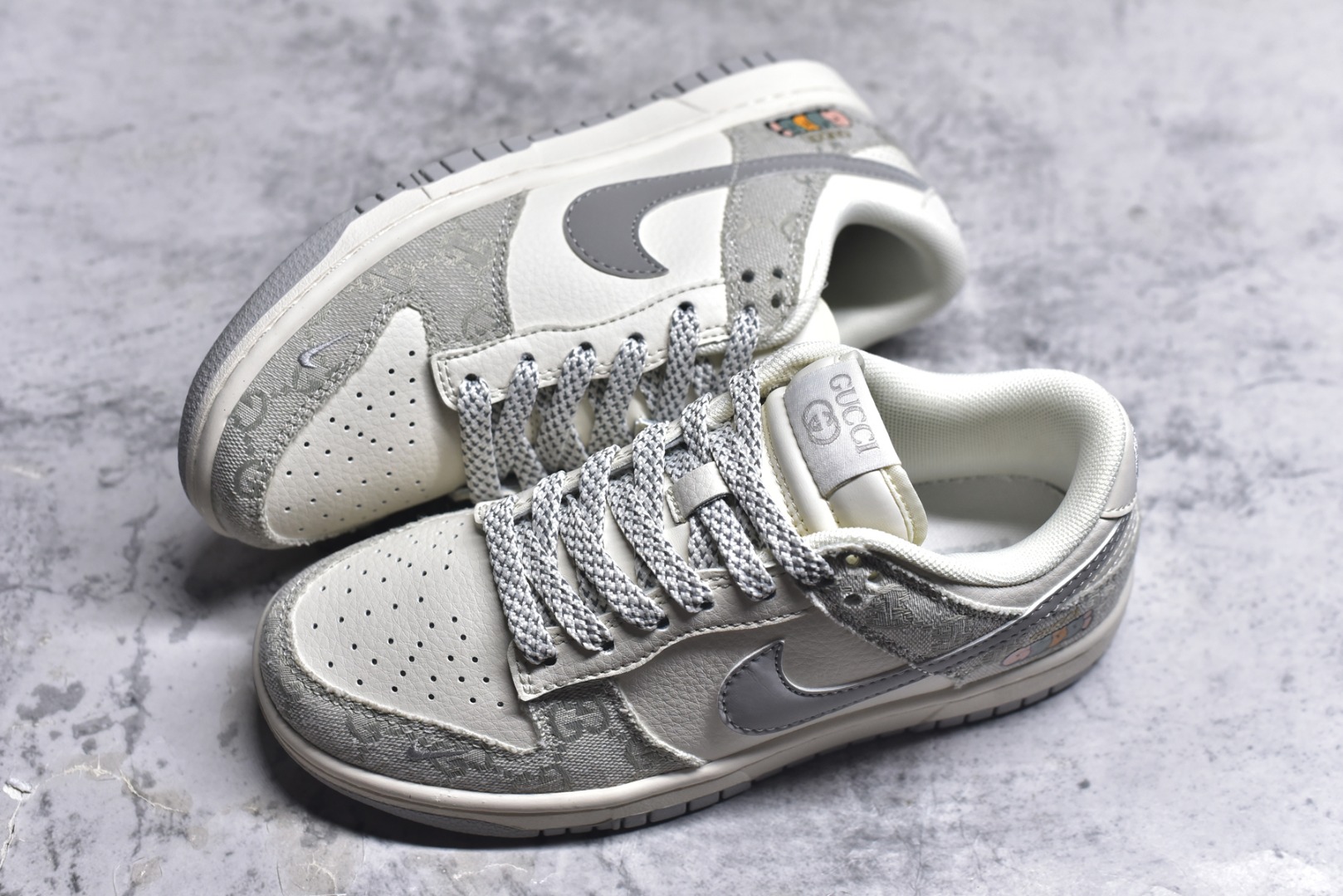 图片[7]-#Nk SB Dunk Low 古驰联名-烟灰灰底 周年高端定制 低帮休闲板鞋 XX2025-802 #定制鞋盒 大厂纯原品质出货 超高清洁度 皮料切割干净无任何毛边 细节完美 尺码：36 36.5 37.5 38 38.5 39 40 40.5 41 42 42.5 43 44 44.5 45 9.E5-选品中心