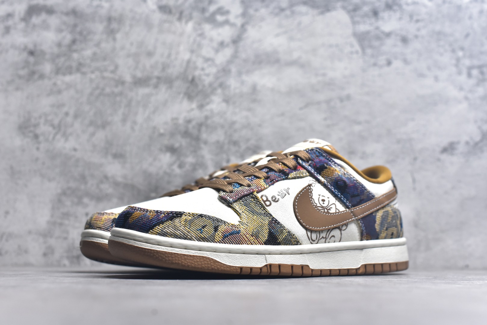 图片[2]-#Nike SB Dunk Low 复古织布小熊 高端定制 低帮休闲板鞋 SC0601-459 #定制鞋盒 大厂纯原品质出货 超高清洁度 皮料切割干净无任何毛边 细节完美 尺码：36 36.5 37.5 38 38.5 39 40 40.5 41 42 42.5 43 44 44.5 45 9.E5-选品中心