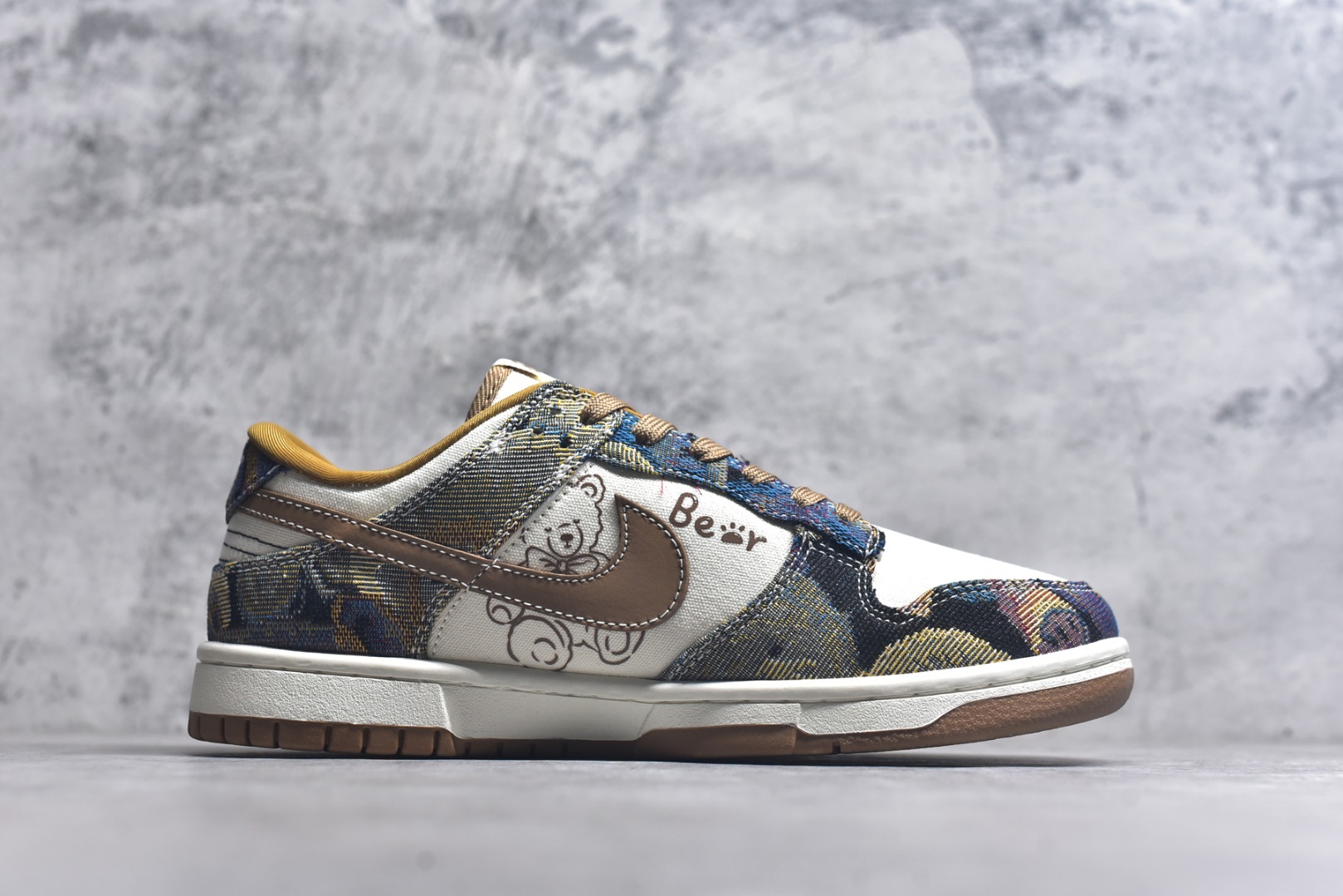 图片[3]-#Nike SB Dunk Low 复古织布小熊 高端定制 低帮休闲板鞋 SC0601-459 #定制鞋盒 大厂纯原品质出货 超高清洁度 皮料切割干净无任何毛边 细节完美 尺码：36 36.5 37.5 38 38.5 39 40 40.5 41 42 42.5 43 44 44.5 45 9.E5-选品中心