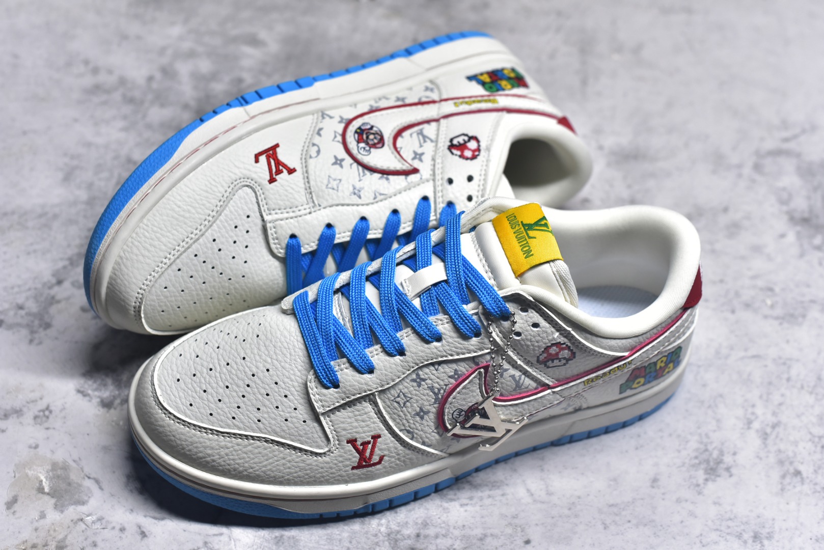 图片[7]-#Nike SB Dunk Low 马里奥 三方联名 高端定制 低帮休闲板鞋 SC0601-472 #定制鞋盒 大厂纯原品质出货 超高清洁度 皮料切割干净无任何毛边 细节完美 尺码：36 36.5 37.5 38 38.5 39 40 40.5 41 42 42.5 43 44 44.5 45 9.E5-选品中心