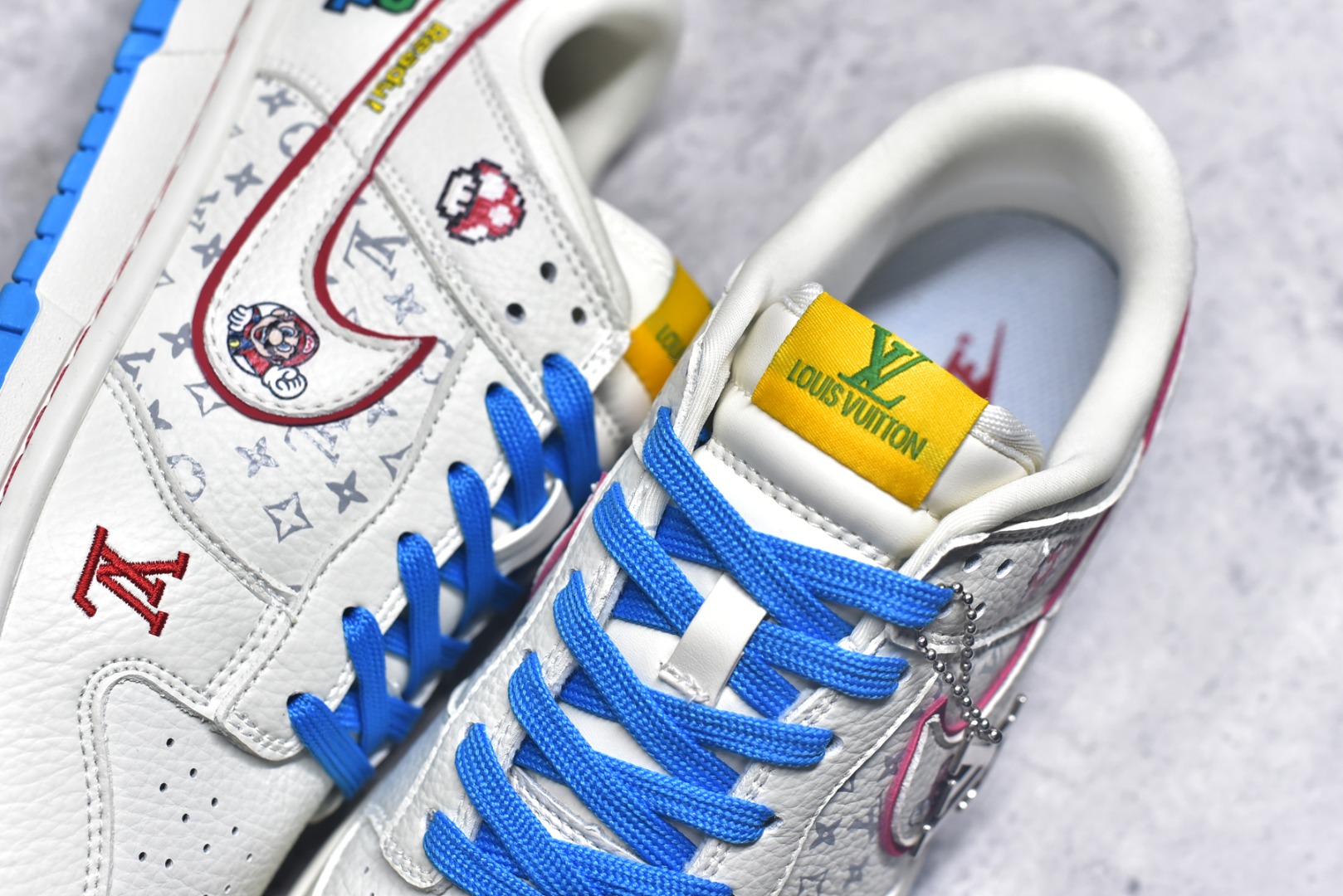 图片[9]-#Nike SB Dunk Low 马里奥 三方联名 高端定制 低帮休闲板鞋 SC0601-472 #定制鞋盒 大厂纯原品质出货 超高清洁度 皮料切割干净无任何毛边 细节完美 尺码：36 36.5 37.5 38 38.5 39 40 40.5 41 42 42.5 43 44 44.5 45 9.E5-选品中心