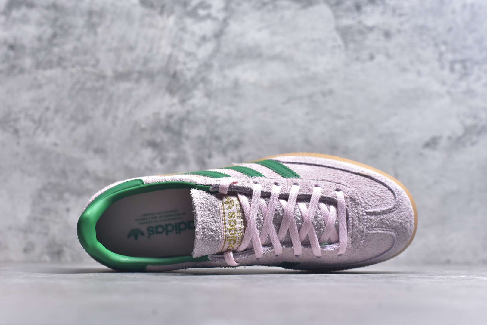 图片[4]-#Adidas Handball Spezial JR7347 阿迪达斯经典复古休闲板鞋 #全鞋采用反毛皮制作 牛筋耐磨大底 承载青春情怀的板鞋 经典三条杠装饰鞋侧 品牌辨识度清晰 尺码：35-45-选品中心