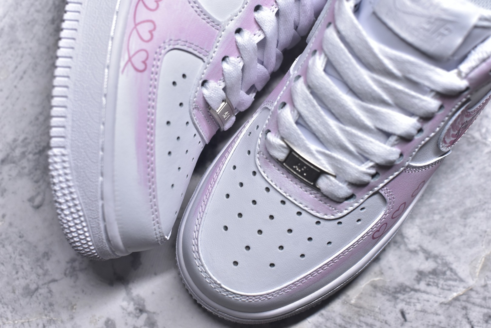 图片[8]-#Nike Air Force 1\’07 Low 蝴蝶结 空军一号低帮休闲板鞋 ZH0316-116 #定制皮料 定制鞋盒 原楦原纸板 纯正空军版型 内置全掌气垫 尺码：36 36.5 37.5 38 38.5 39 40 40.5 41 42 42.5 43 44 44.5 45 9.D4-选品中心