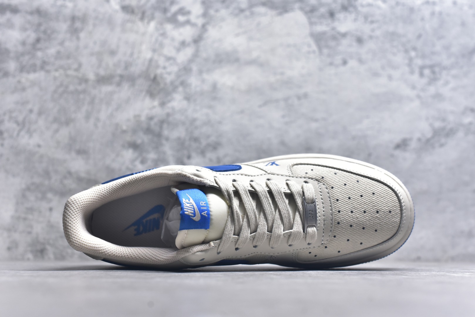 图片[4]-#Nike Air Force 1\’07 Low LV联名 网面拼接米蓝 空军一号低帮休闲板鞋 QW5836-025 #原楦头原纸板 原装鞋盒 定制五金配件 内置全掌气垫 原厂鞋底 尺码：36 36.5 37.5 38 38.5 39 40 40.5 41 42 42.5 43 44 44.5 45 9.D4-选品中心