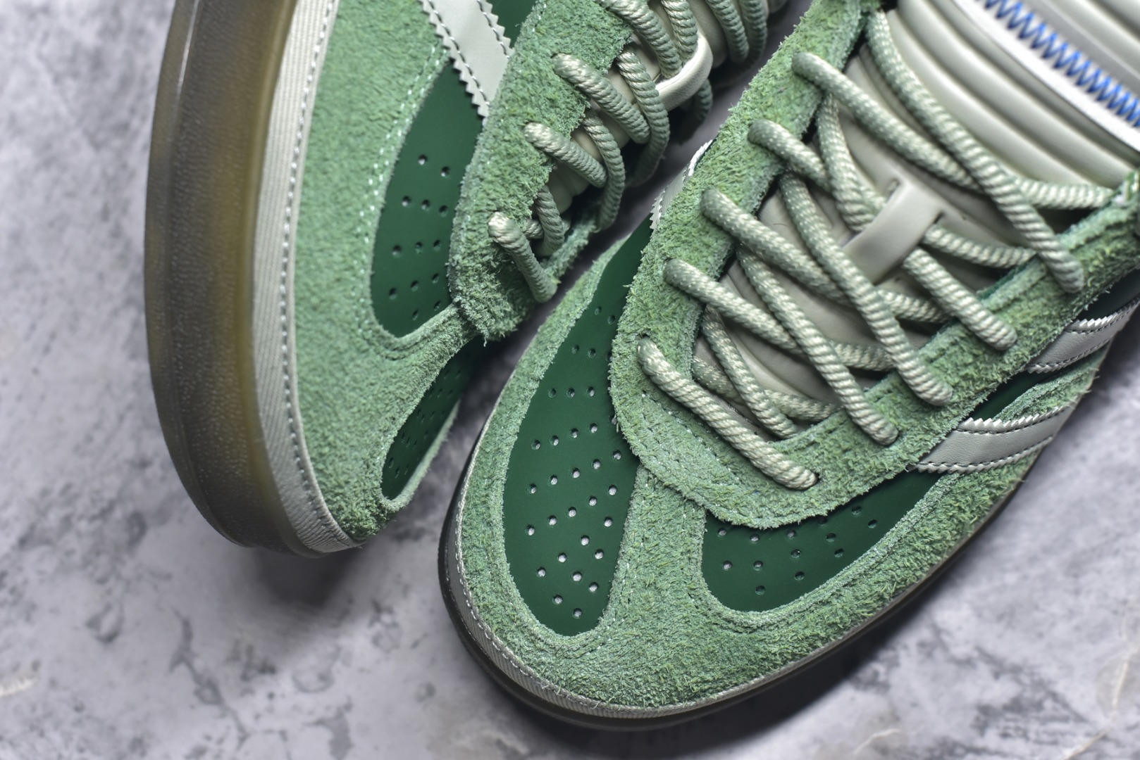 图片[8]-#Bad Bunny x adidas originals GAZELLE INDOOR 舒适百搭 耐磨 低帮 板鞋 男女同款 绿色 货号：JS5049 号码：36-45-选品中心