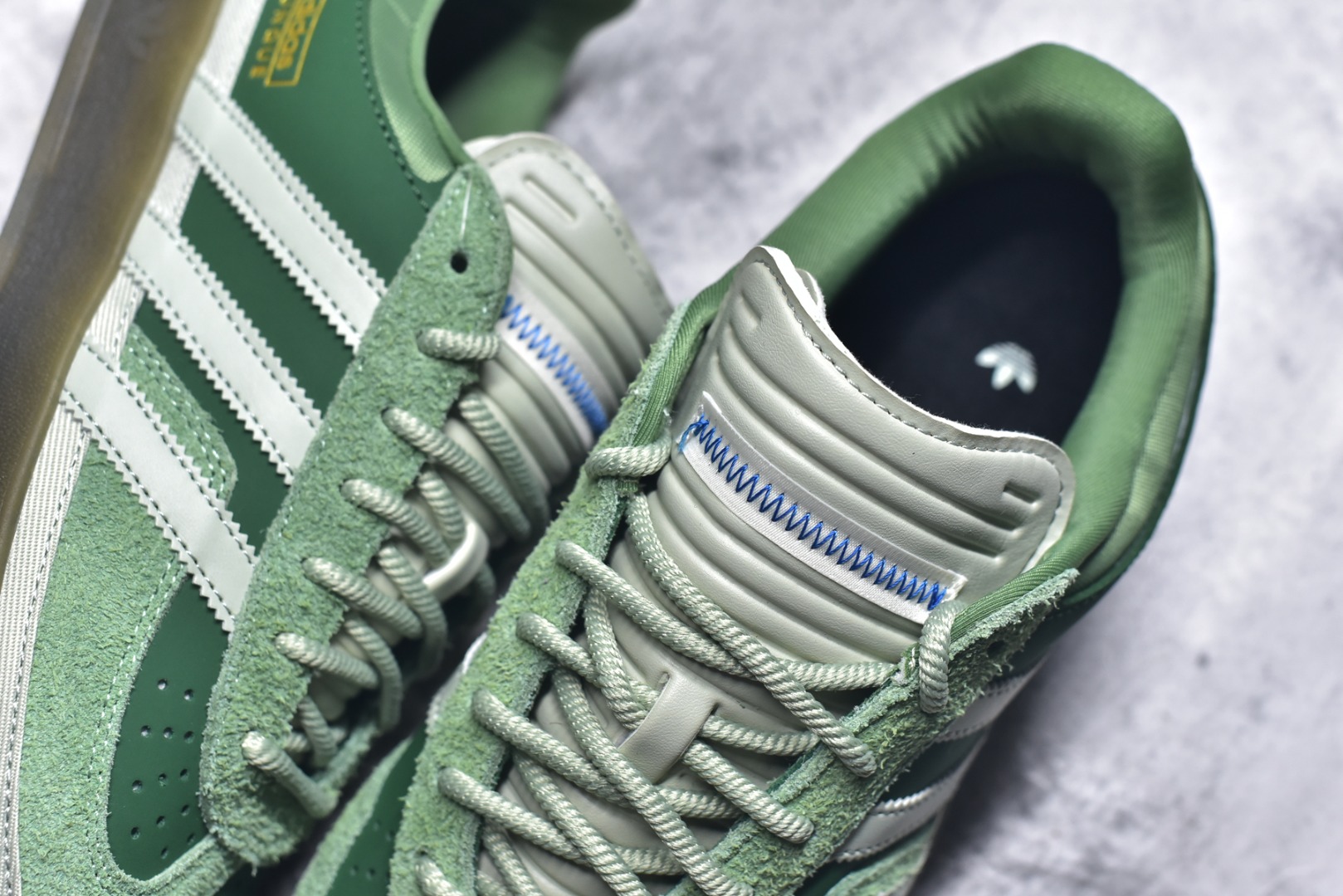 图片[9]-#Bad Bunny x adidas originals GAZELLE INDOOR 舒适百搭 耐磨 低帮 板鞋 男女同款 绿色 货号：JS5049 号码：36-45-选品中心
