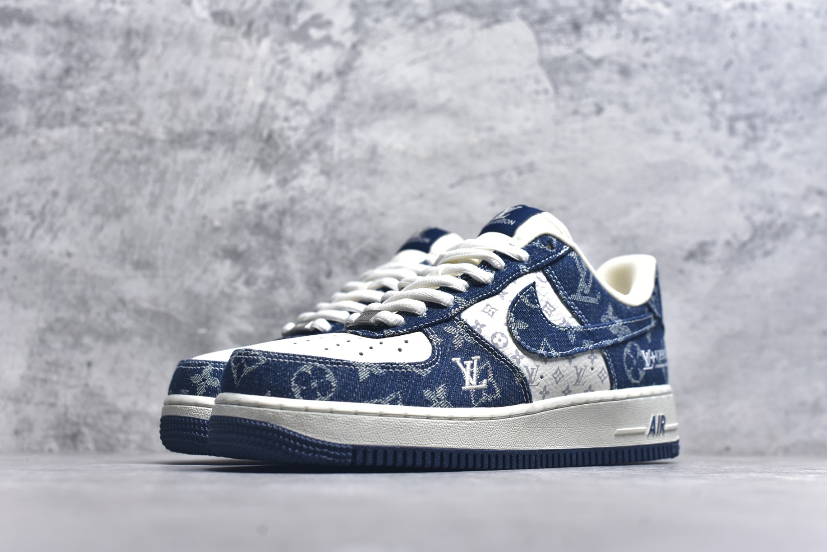 图片[2]-#Nike Air Force 1\’07 Low LV联名 白蓝 空军一号低帮休闲板鞋 YF9511-811 #原楦头原纸板 原装鞋盒 定制五金配件 内置全掌气垫 原厂鞋底 尺码：36 36.5 37.5 38 38.5 39 40 40.5 41 42 42.5 43 44 44.5 45 9.D4-选品中心