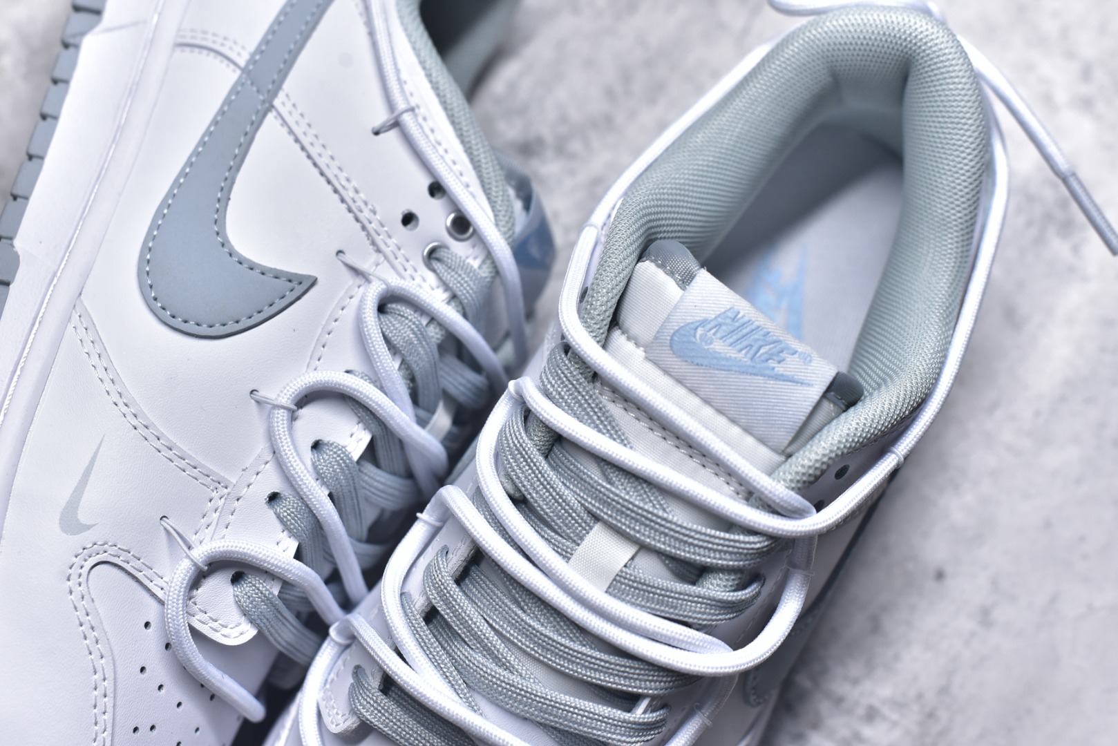 图片[9]-#NK Dunk Low 星郎 WG0528-101 大厂出品 极力推荐 原装头层材料 独家版型蒸餾加工帶來的是更好的视觉和脚感体验大厂纯原品质出货 清洁度 电绣工艺 皮料切割干净无任何毛边 细节完美 实拍调校N版已经零色差零失真 百分百还原实物色彩所见即所得 不存在货不对板色差等低级问题 选购参考实物拍摄 不混卖不参货 只用心做好货严格选品 承诺混一赔十 尺码：40 40.5 41 42 42.5 43 44 44.5 45 46-选品中心