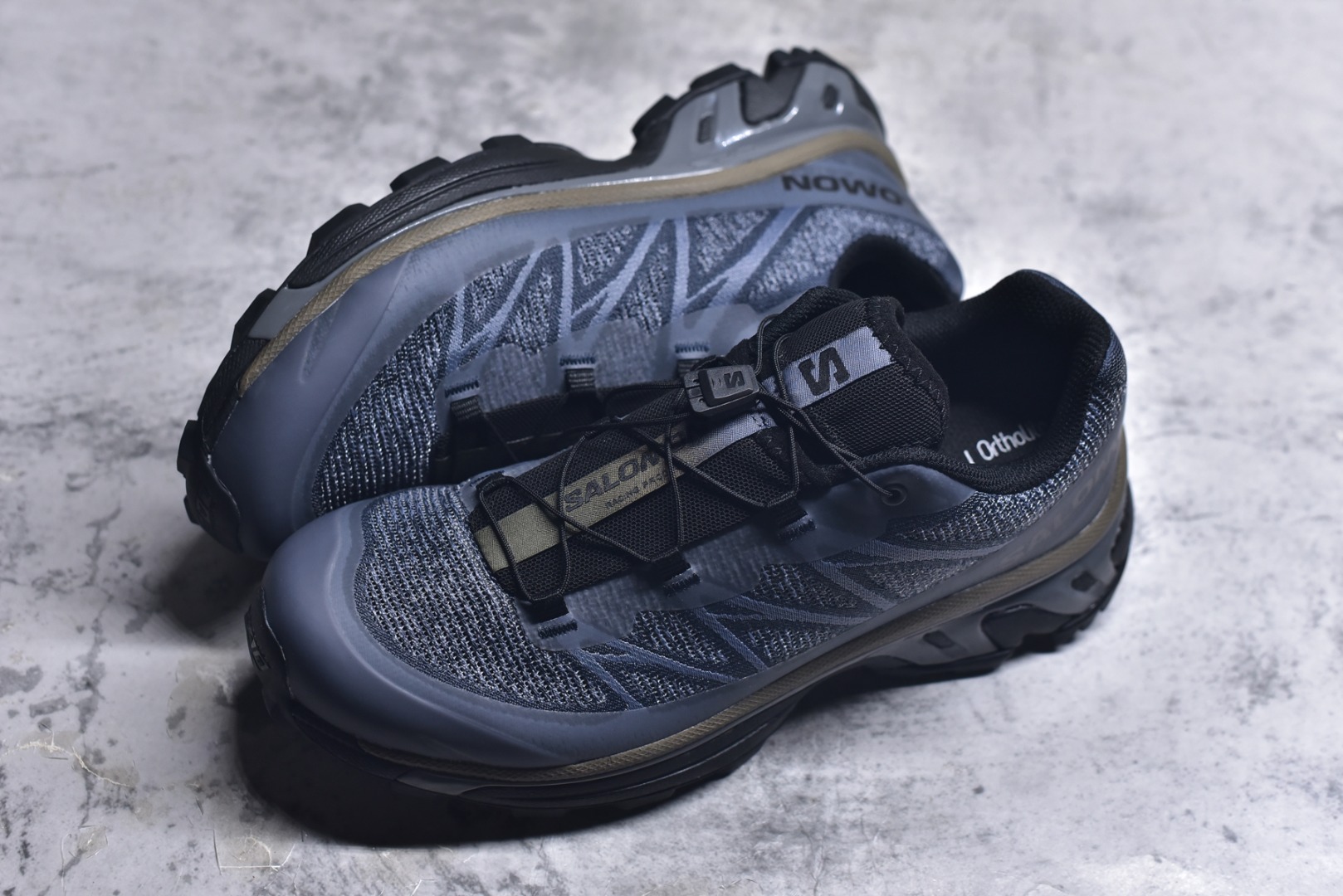 图片[7]-#Salomon XT-6 萨洛蒙复古潮流户外机能登山跑鞋 478739 纯原外贸平台特供订单 耗时半年巨作 全套原纸板楦头开发 原厂特供网布配套加持 确保原汁原味 完美呈现版型 原档数据独家私模五层组合大底 男女鞋同步官方开发至46.5 原装Ortholite轻量化鞋垫 中底布带钢印编号 原厂TPU锁扣 进口港宝加持 后跟自然饱满 还原公司包裹性 鞋面以“锯齿”状的包裹系统呈现 在基色底之下加入了各种色点缀 将公司的最新技术和时尚前卫的造型融入耐用的长跑款式中 鞋面由 TPU 薄膜制成 并焊接在高耐磨网眼上 使其既时尚又坚固 由 ACS底盘支撑 可增强稳定性和支撑力 以及由橡胶凸耳 Contragrip外底覆盖的 EVA 缓冲中底 旨在应对崎岖的地形 鞋舌上的彩色Salomon 标签、Quicklace 系统以及鞋头、鞋舌和鞋跟上的附加品牌使细节更加完美 让穿着者可以轻松驾驭户外与通勤下的任何运动生活场景 无缝鞋身户外随意纵横 颜值与脚感兼备 出街通勤 绝对非常吸睛 你值得拥有 尺码：36-46.5-选品中心