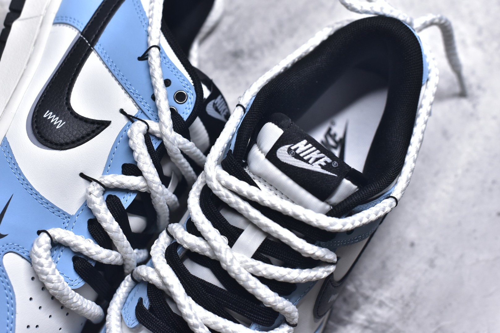 图片[9]-#Nike SB Dunk Low \”Just Do It\” 绑带 周年高端定制 低帮休闲板鞋 BB0620-113 #定制鞋盒 超高清洁度 皮料切割干净无任何毛边 细节完美 尺码：40 40.5 41 42 42.5 43 44 44.5 45 46 9.E5-选品中心