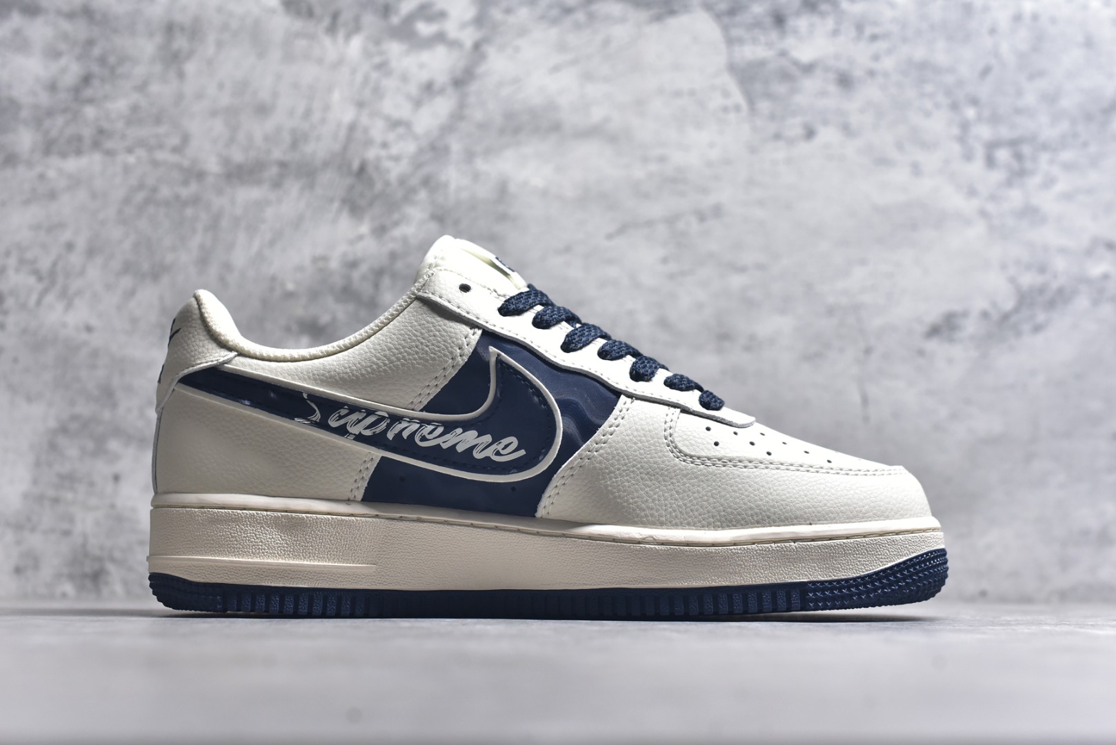图片[3]-#Nike Air Force 1\’07 Low Supreme联名 波纹米蓝 空军一号低帮休闲板鞋 XY2025-001 #原楦头原纸板 原装鞋盒 定制五金配件 内置全掌气垫 原厂鞋底 尺码：36 36.5 37.5 38 38.5 39 40 40.5 41 42 42.5 43 44 44.5 45 9.D4-选品中心