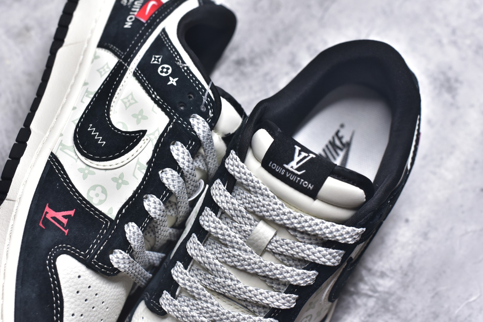 图片[9]-#Nike SB Dunk Low LV联名 双勾信花 周年高端定制 低帮休闲板鞋 CX5050-Y22 #定制鞋盒 大厂纯原品质出货 超高清洁度 皮料切割干净无任何毛边 细节完美 尺码：36 36.5 37.5 38 38.5 39 40 40.5 41 42 42.5 43 44 44.5 45 9.E5-选品中心