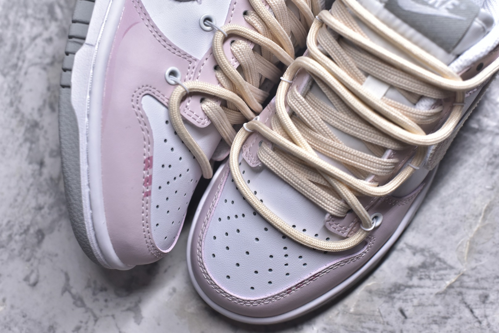 图片[8]-#Nike SB Dunk Low 情人节粉绑带 低帮休闲板鞋 DD1391-103 #定制鞋盒 超高清洁度 皮料切割干净无任何毛边 细节完美 尺码：35.5 36 36.5 37.5 38 38.5 39 40 9.E5-选品中心