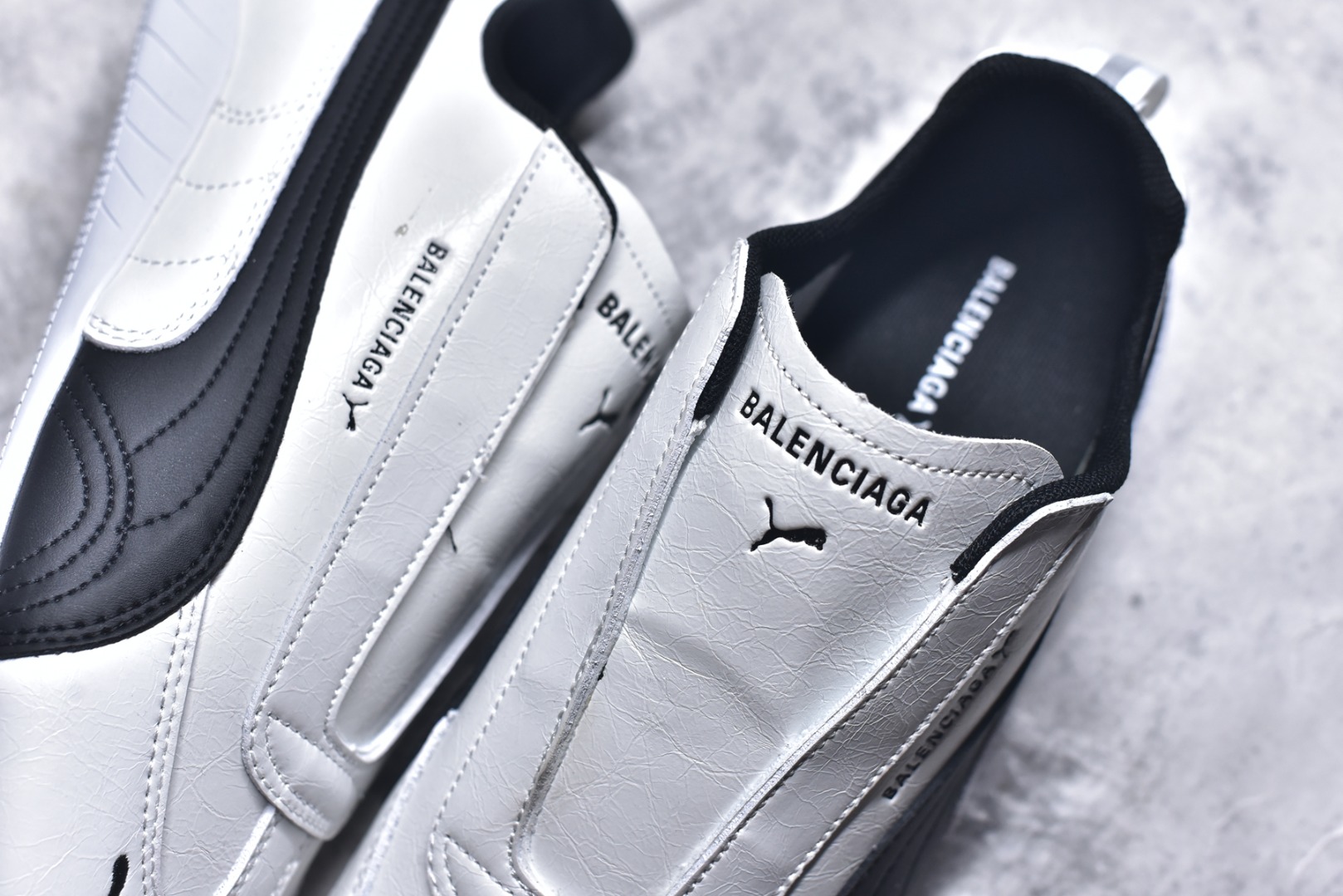 图片[9]-#PUMA 彪马 x Speedcat Suede Balenciaga巴黎世家 Speedcat 系列 薄底鞋 牛皮绒面革 圆头做旧磨损 低帮 生活休闲鞋 极速赛车系列 复古运动休闲跑鞋 充正版本 鞋面设计轻量透气 提供了舒适性和穿着感受 柔软内里材质 穿着更加舒适 橡胶鞋底提供持久的牵引力 货号： 40651502 尺码：35 36 37 38 39 40 41 42 43 44 45-选品中心