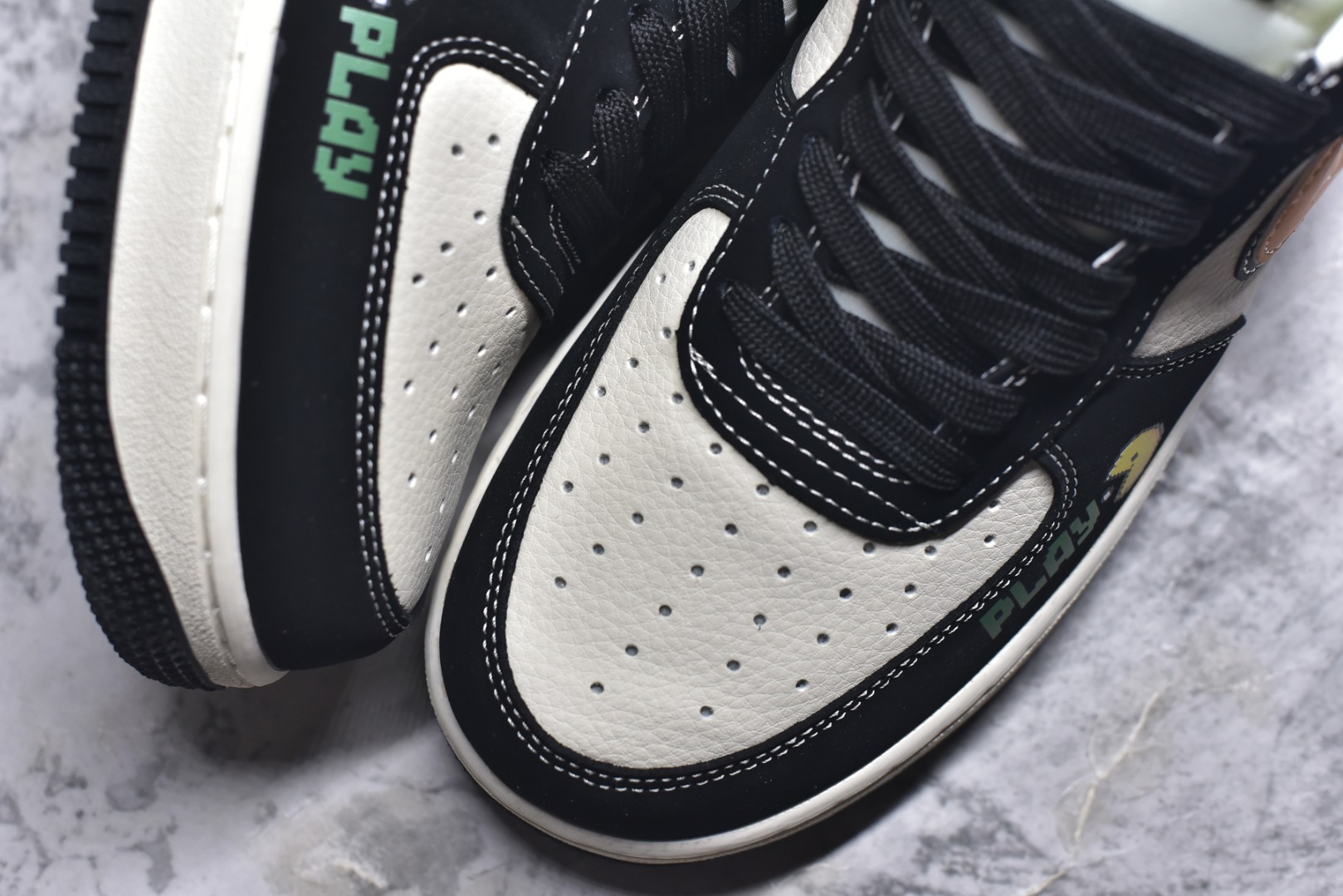 图片[8]-#海外限量发售！公司级NIke Air Force 1 \’07 Low “黑黄双勾”空军一号 低帮 运动鞋 休闲鞋 折边针车 工艺难度大 原楦头原纸板 原装鞋盒 定制五金配件 内置全掌气垫 原厂鞋底 货号：DD1982-311 尺码：36 36.5 37.5 38 38.5 39 40 40.5 41 42 42.5 43 44 44.5 45-选品中心