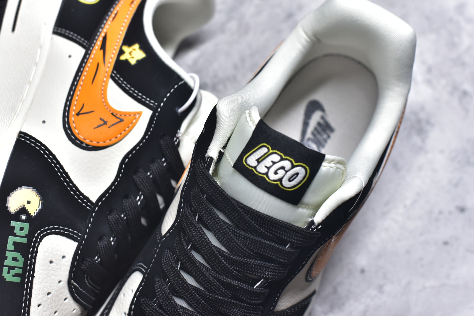 图片[9]-#海外限量发售！公司级NIke Air Force 1 \’07 Low “黑黄双勾”空军一号 低帮 运动鞋 休闲鞋 折边针车 工艺难度大 原楦头原纸板 原装鞋盒 定制五金配件 内置全掌气垫 原厂鞋底 货号：DD1982-311 尺码：36 36.5 37.5 38 38.5 39 40 40.5 41 42 42.5 43 44 44.5 45-选品中心