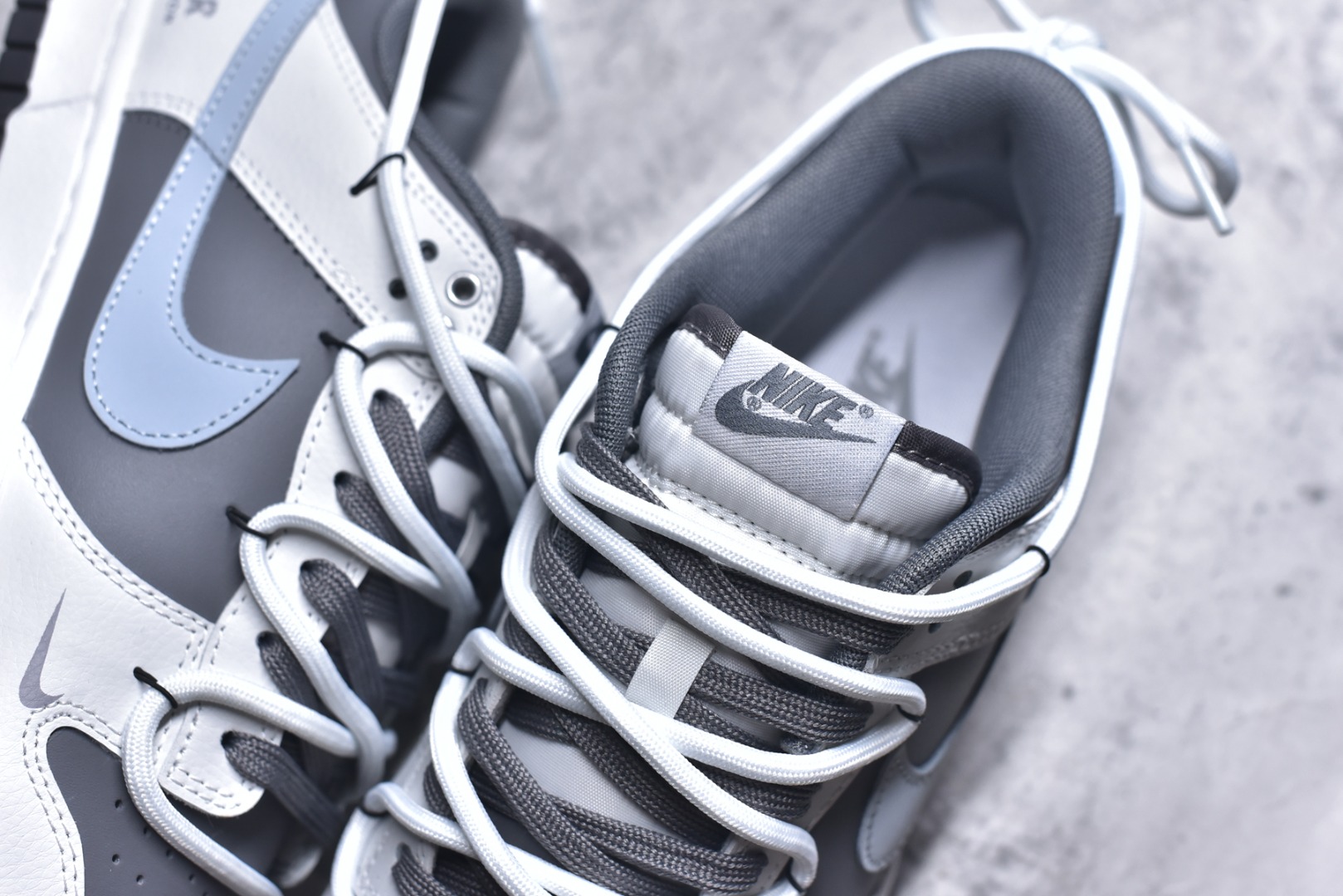 图片[9]-#Nike Dunk Low Retro 绑带联名款 耐克 低帮休闲运动板鞋原装头层材料 用料绝不含糊 独家版型蒸餾加工帶來的是更好的视觉和脚感体验 清洁度 电绣工艺 皮料切割干净无任何毛边 细节完美 货号：GB0528 110 尺码：40-46（半）-选品中心