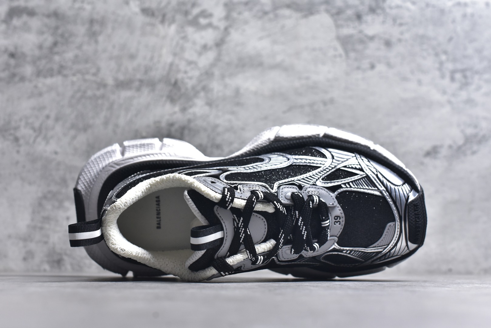 图片[4]-#满天星Balenciaga2011巴黎世家 3XL 黑银满天星 货号：734731 W3XL 1080 尺码：35 36 37 38 39 40 41 42 43 44 45 46-选品中心