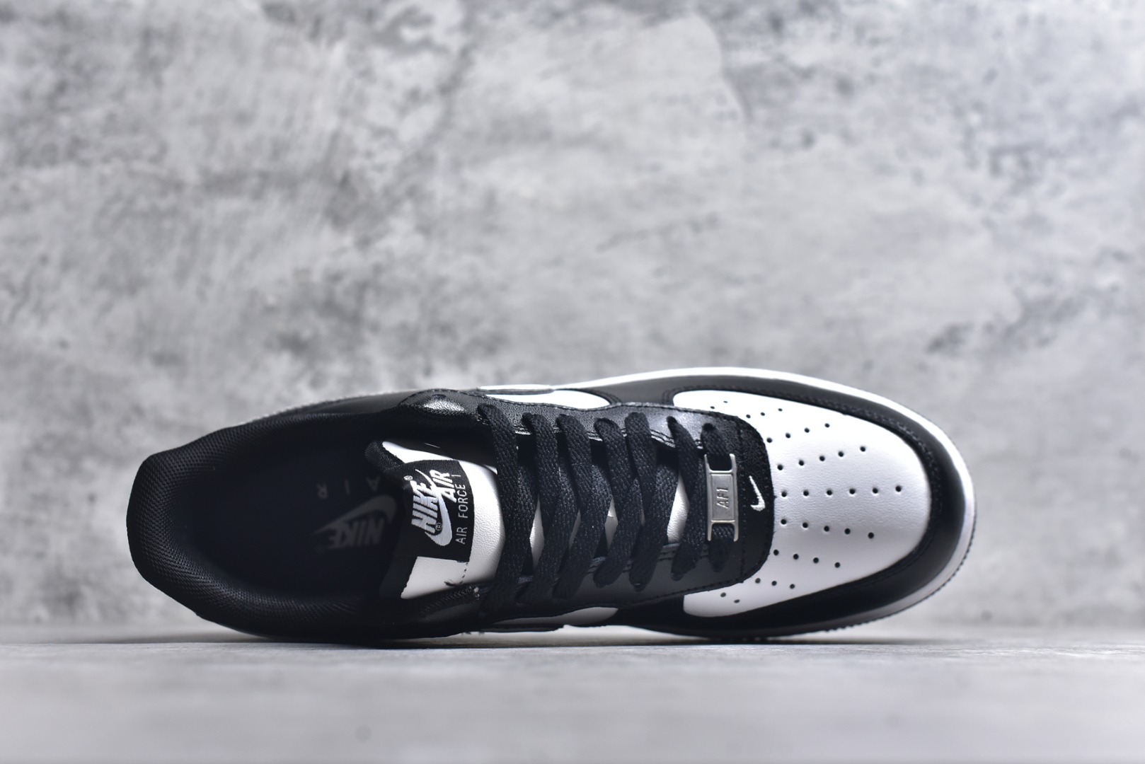 图片[4]-#Nike Air Force 1 Low 熊猫白黑叠勾 空军一号低帮运动休闲板鞋 原楦头原纸板 打造纯正空军版型#专注外贸渠道 全掌内置蜂窝气垫 #原盒配件 原厂中底钢印、拉帮完美 货号：DV0788-001 尺码：36 36.5 37.5 38 38.5 39 40 40.5 41 42 42.5 43 44 44.5 45-选品中心