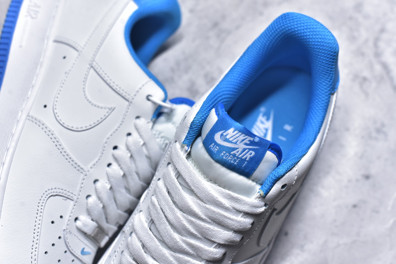 图片[9]-# NK Air Force 1 Low 白蓝尾 原楦头原纸板 打造纯正空军版型专注外贸渠道 全掌内置蜂窝气垫 原盒配件 原厂中底钢印、拉帮完美 货号：DR9867-101 尺码：36 36.5 37.5 38 38.5 39 40 40.5 41 42 42.5 43 44 44.5 45-选品中心