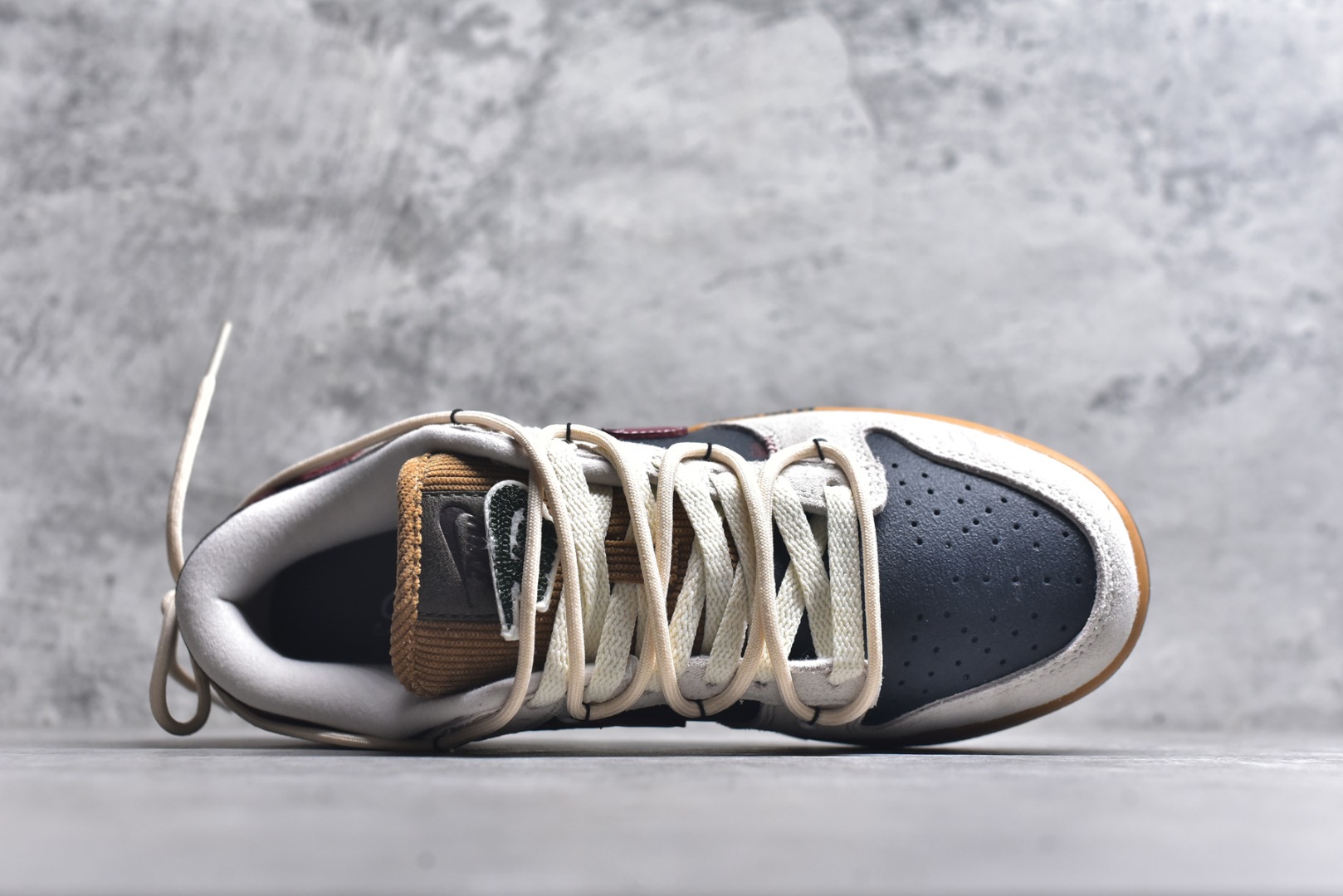 图片[4]-#Nike SB Dunk Low 绑带 周年高端定制 低帮休闲板鞋 HQ3459-212 #定制鞋盒 超高清洁度 皮料切割干净无任何毛边 细节完美 尺码：36 36.5 37.5 38 38.5 39 40 40.5 41 42 42.5 43 44-选品中心