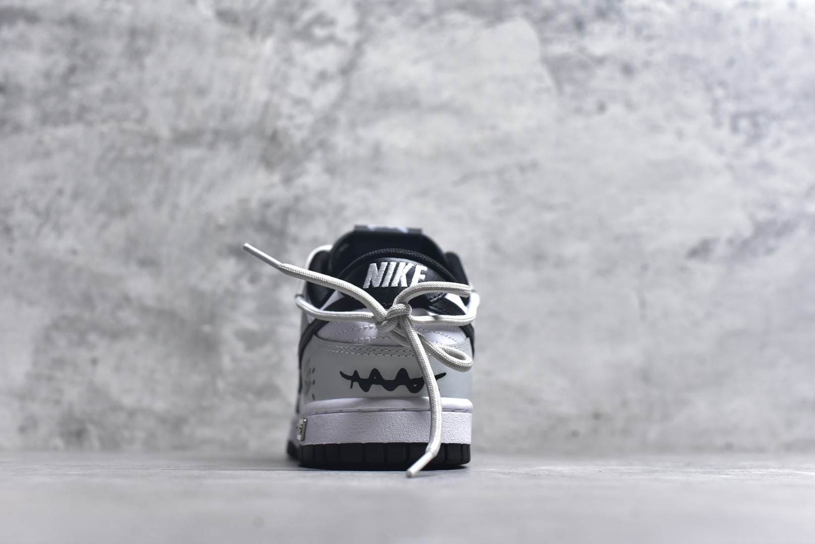 图片[5]-#Nike SB Dunk Low 绑带 周年高端定制 低帮休闲板鞋 DD1391-100 #定制鞋盒 超高清洁度 皮料切割干净无任何毛边 细节完美 尺码：40 40.5 41 42 42.5 43 44 44.5 45 46 9.E5-选品中心