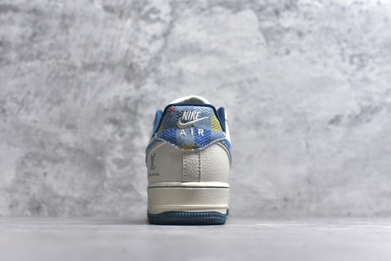 图片[5]-#Nike Air Force 1\’07 Low LV联名 拼接彩勾 空军一号低帮休闲板鞋 DD1982-301 #原楦头原纸板 原装鞋盒 定制五金配件 内置全掌气垫 原厂鞋底 尺码：36 36.5 37.5 38 38.5 39 40 40.5 41 42 42.5 43 44 44.5 45 9.D4-选品中心
