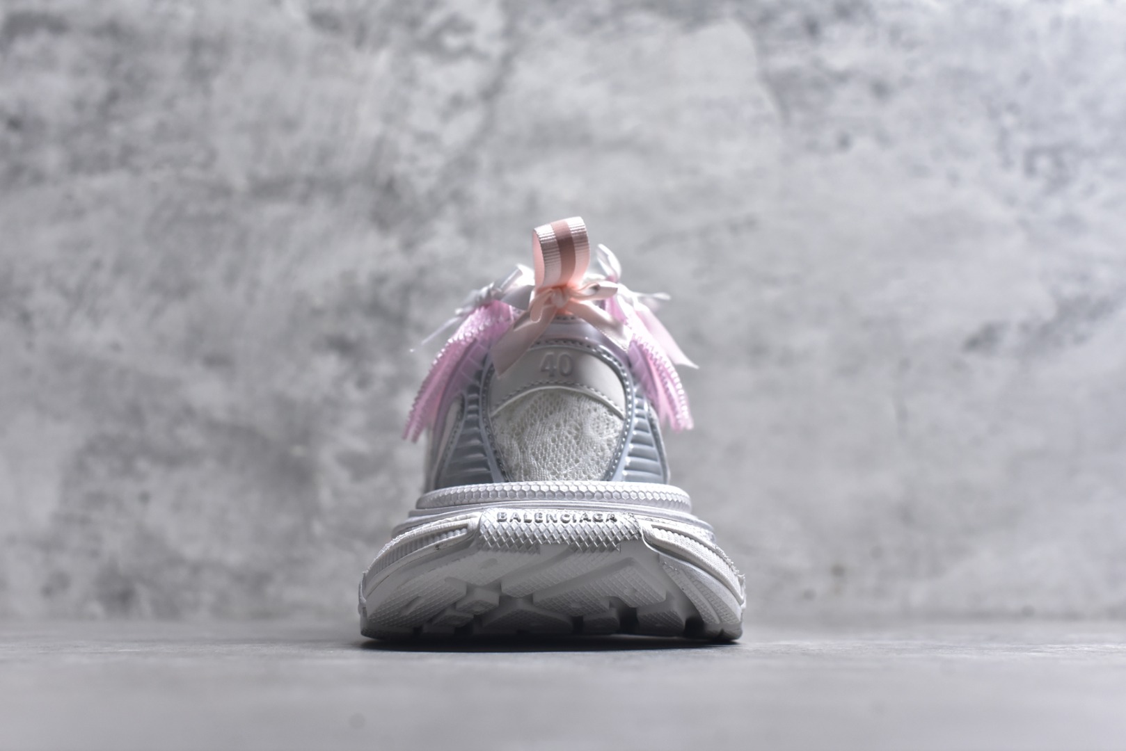 图片[5]-#巴黎世家/Balenciaga 3XL Worn-Out 10代系列老爹运动鞋，做旧蕾丝蝴蝶结 832994 WXLMC 9050 尺码：35-40-选品中心