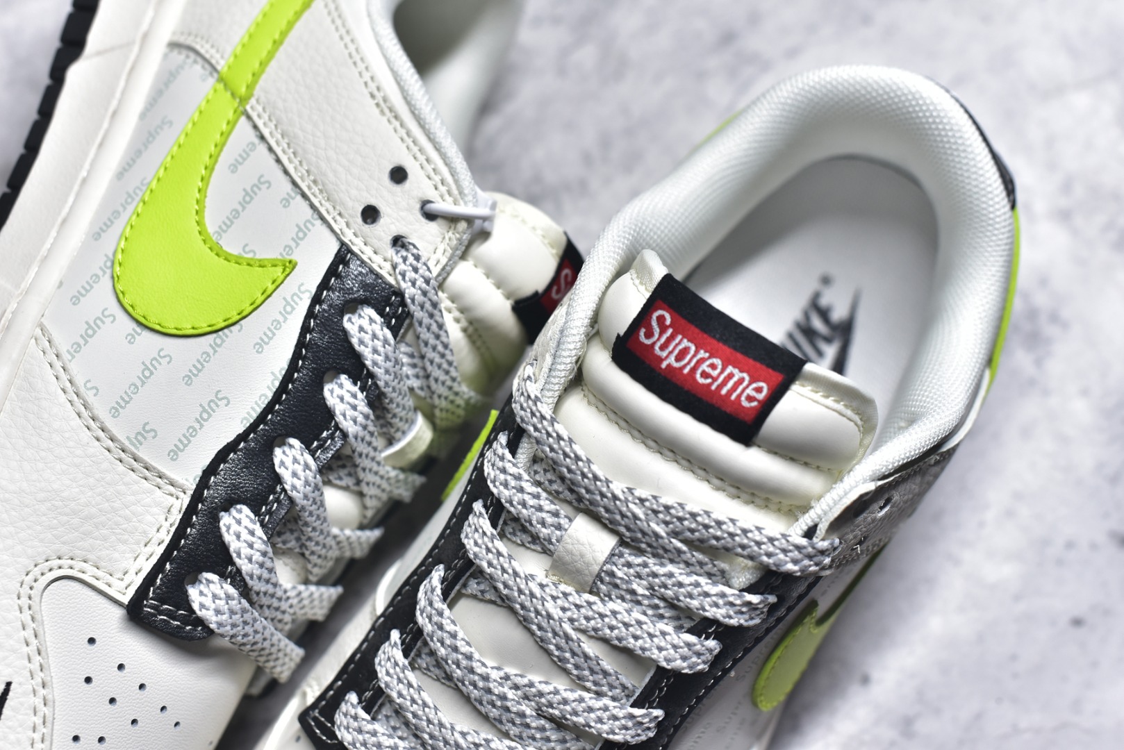 图片[9]-#海外爆款限量发售！Nike SB Dunk Low“Supreme联名——荧光绿勾” 周年高端定制 低帮休闲板鞋 定制鞋盒 大厂纯原品质出货 超高清洁度 皮料切割干净无任何毛边 细节完美 货号：XS6089-625 尺码：36 36.5 37.5 38 38.5 39 40 40.5 41 42 42.5 43 44 44.5 45-选品中心
