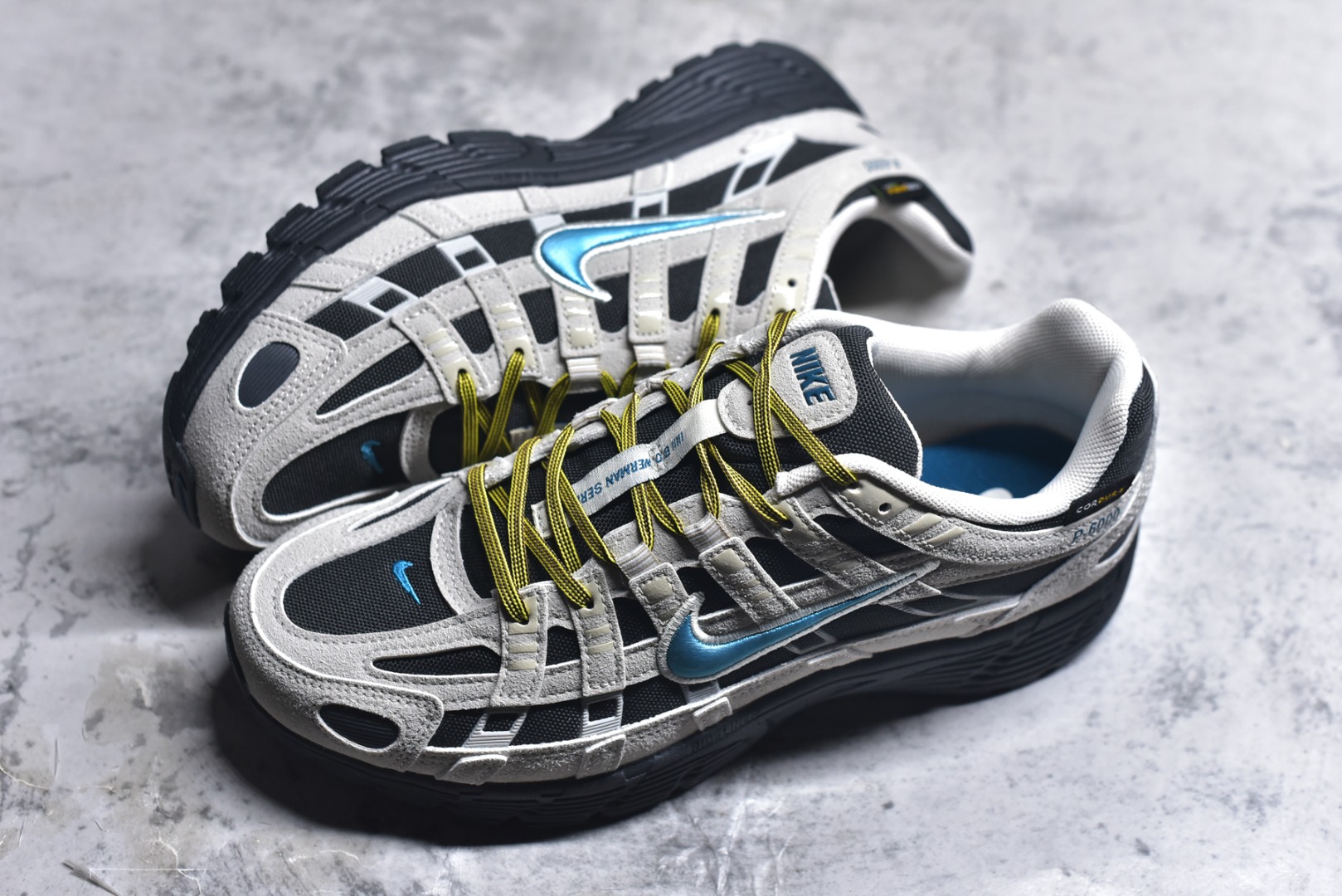 图片[7]-#NK P-6000 系列低帮复古老爹风休闲运动舒适慢跑鞋 IH0946-100 购入原鞋原装纸板楦头开发 独家私模四层组合大底 市场唯一正确版本 良心定价 新配色陆续出货 进口三文治网面 融合 Pegasus 过往运动鞋设计 助力 21 世纪早期跑步运动跃升时尚新高度 采用透气网眼布、运动风格线条和耐穿覆面 兼具吸睛外观和舒适感受 中底泡绵以田径赛道为灵感 打造厚实设计 缔造出众缓震性能 尺码：36 36.5 37.5 38 38.5 39 40 40.5 41 42 42.5 43 44 44.5 45-选品中心