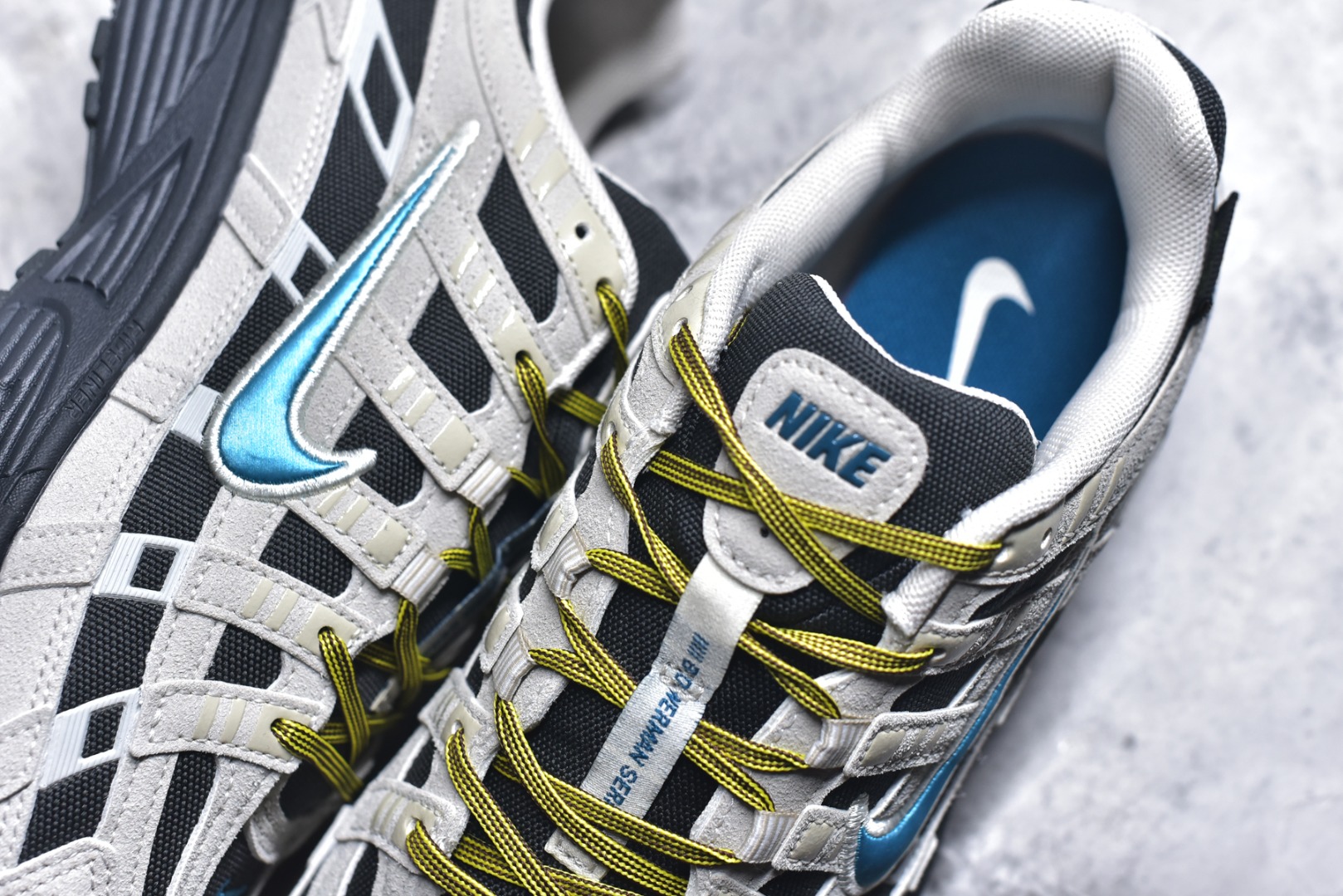 图片[9]-#NK P-6000 系列低帮复古老爹风休闲运动舒适慢跑鞋 IH0946-100 购入原鞋原装纸板楦头开发 独家私模四层组合大底 市场唯一正确版本 良心定价 新配色陆续出货 进口三文治网面 融合 Pegasus 过往运动鞋设计 助力 21 世纪早期跑步运动跃升时尚新高度 采用透气网眼布、运动风格线条和耐穿覆面 兼具吸睛外观和舒适感受 中底泡绵以田径赛道为灵感 打造厚实设计 缔造出众缓震性能 尺码：36 36.5 37.5 38 38.5 39 40 40.5 41 42 42.5 43 44 44.5 45-选品中心