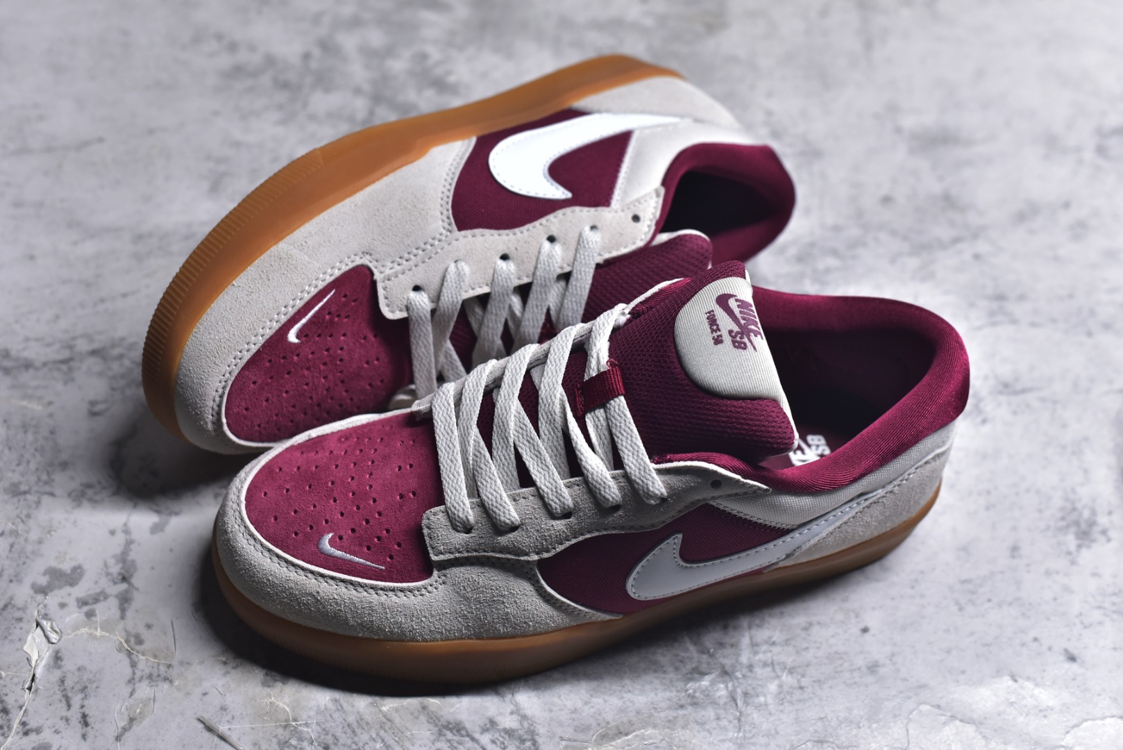 图片[7]-#NK SB Force 58 空军58系列低帮休闲运动滑板板鞋 DV5477-601 鞋面由帆布和麂皮拼接 层次感丰富 搭配硫化外底 耐磨耐穿 鞋舌及中底后跟处饰有SB Logo 表明鞋款身份 采用包边设计 经久耐穿 硫化结构则有效提升灵活性 穿上这款全新推出的创意力作 助你耀动街头 尺码：36 36.5 37.5 38 38.5 39 40 40.5 41 42 42.5 43 44 45-选品中心