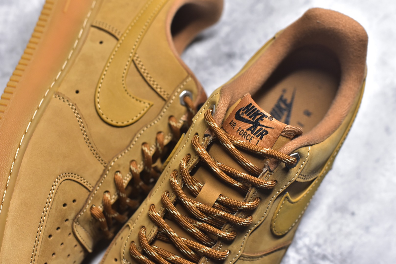 图片[9]-#NK Air Force 1 Low 07 LV8 \”Wheat Flax\” 空军一号低帮 小麦色 CJ9179-200 原厂麂皮鞋面打造 原楦头原纸板 纯正空军版型 全掌内置蜂窝气垫 原盒配件 原厂中底钢印、拉帮完美 尺码：36 36.5 37.5 38 38.5 39 40 40.5 41 42 42.5 43 44 44.5 45-选品中心