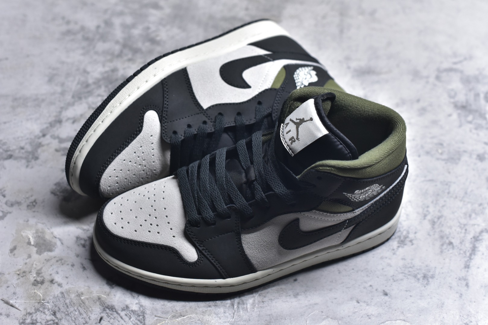 图片[7]-#Air Jordan 1 Mid AJ1 乔1橄榄绿 中邦文化休闲板鞋 HV4091-102 尺码：36 36.5 37.5 38 38.5 39 40 40.5 41 42 42.5 43 44 44.5 45 46 99E5-选品中心