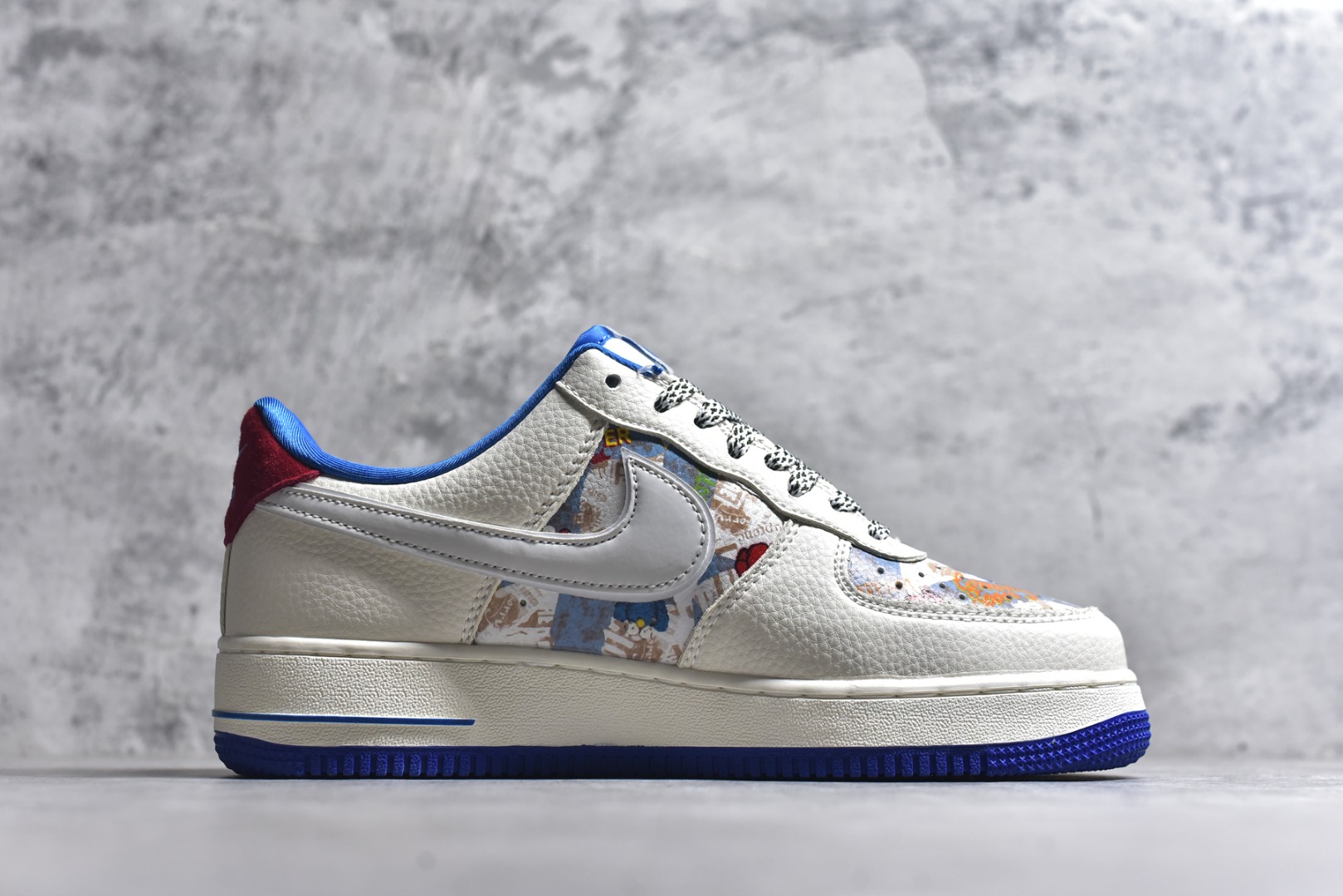 图片[3]-#海外限量发售！公司级NIke Air Force 1 \’07 Low “KAWS联名——多彩涂鸦”空军一号 低帮 运动鞋 休闲鞋 折边针车 工艺难度大 原楦头原纸板 原装鞋盒 定制五金配件 内置全掌气垫 原厂鞋底 货号：SY1388-017 尺码：36 36.5 37.5 38 38.5 39 40 40.5 41 42 42.5 43 44 44.5 45-选品中心