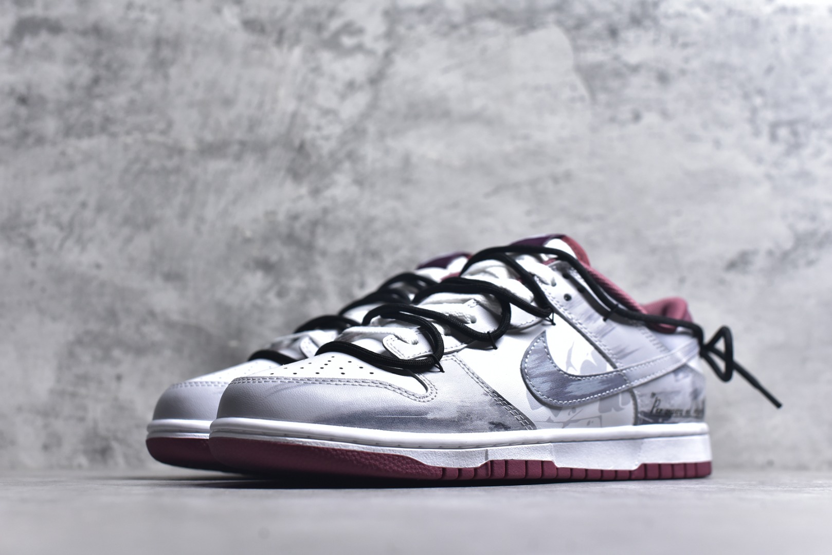 图片[2]-#Nike SB Dunk Low 绑带 周年高端定制 低帮休闲板鞋 DV0833-112 城市废墟 #定制鞋盒 大厂纯原品质出货 超高清洁度 皮料切割干净无任何毛边 细节完美 尺码：40 40.5 41 42 42.5 43 44 44.5 45 46-选品中心